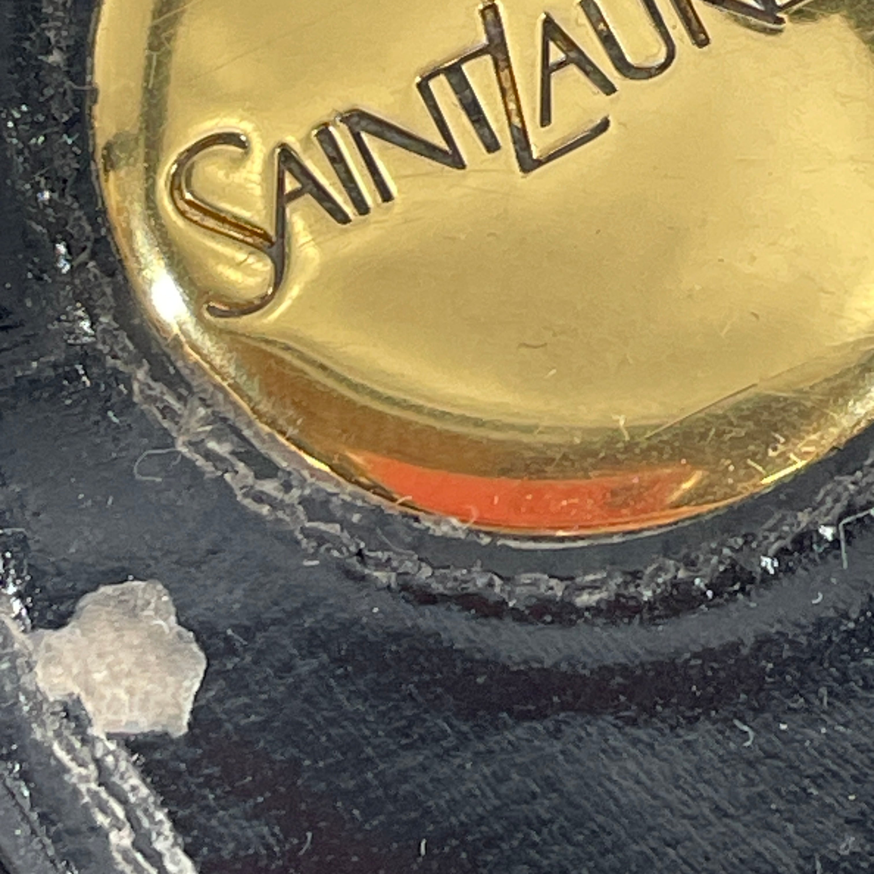 SAINT LAURENT/Heels/EU 41/Leather/BLK/THIN BUCKLE POINTED view 6