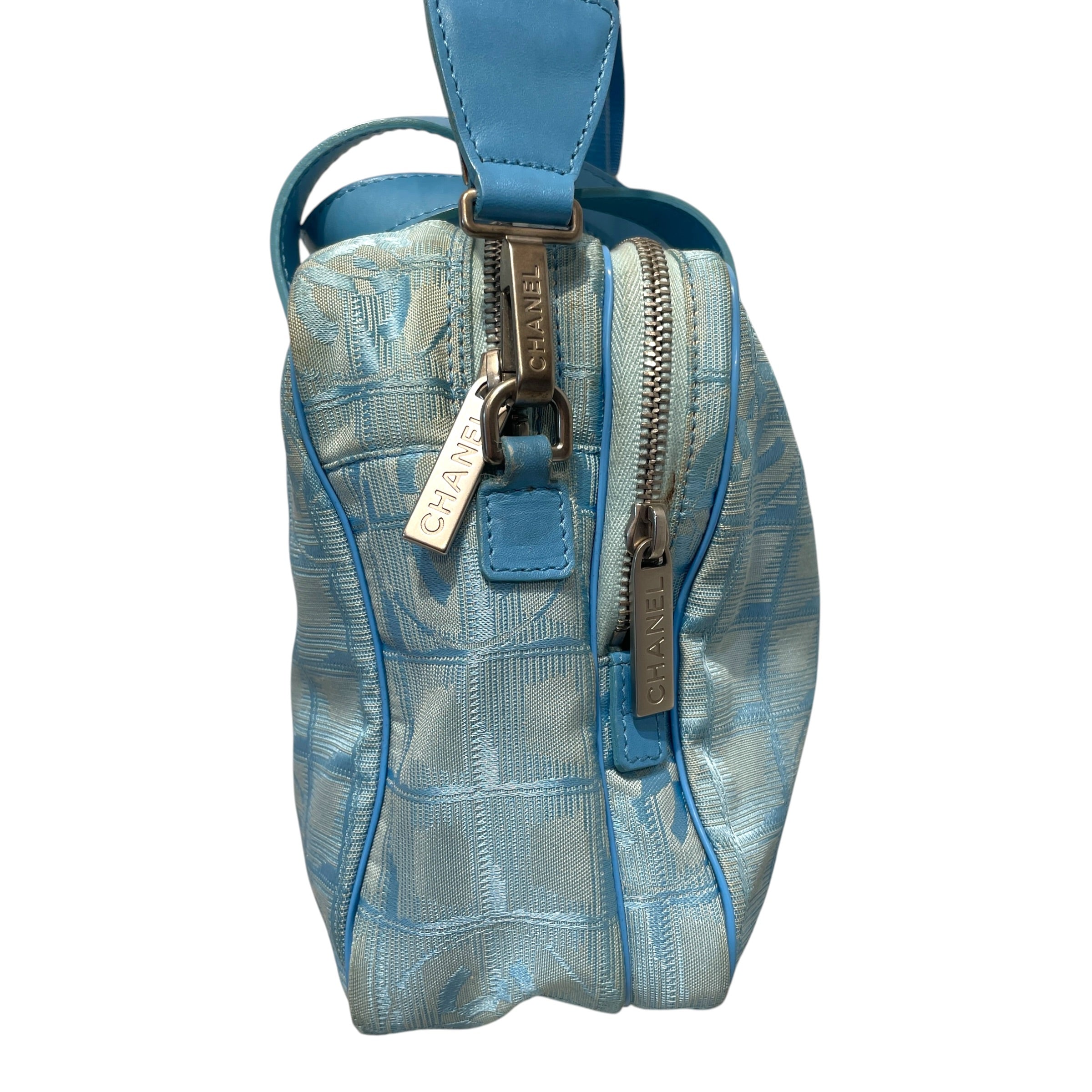 CHANEL/Cross Body Bag/Nylon/BLU/Travel Line view 6