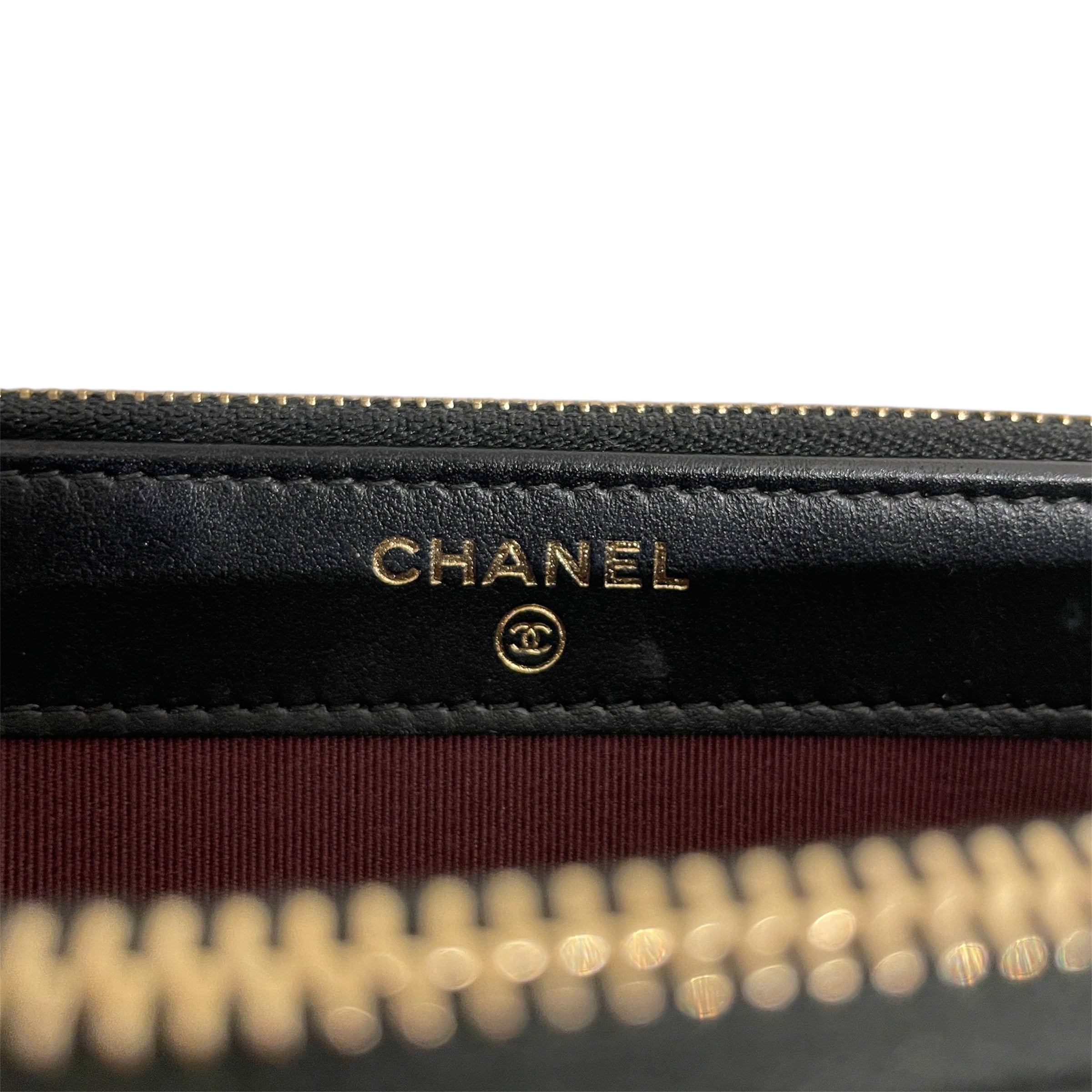 CHANEL/Cross Body Bag/Leather/BLK/26884311 GOLD PIN MINI BAG view 5