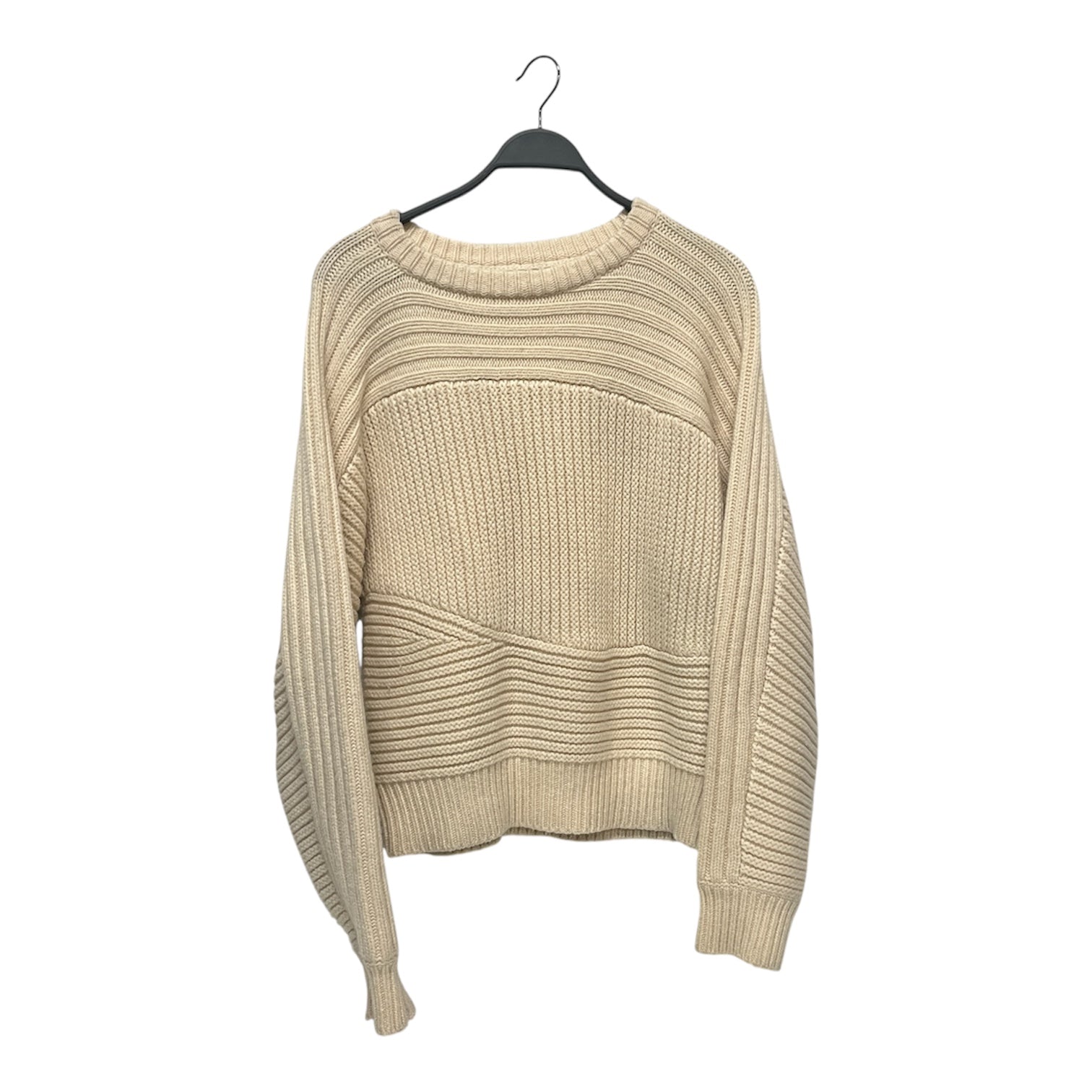 EYTYS/Heavy Sweater/M/Cotton/WHT/Oversize/HEAVY KNIT SWEATER view 1