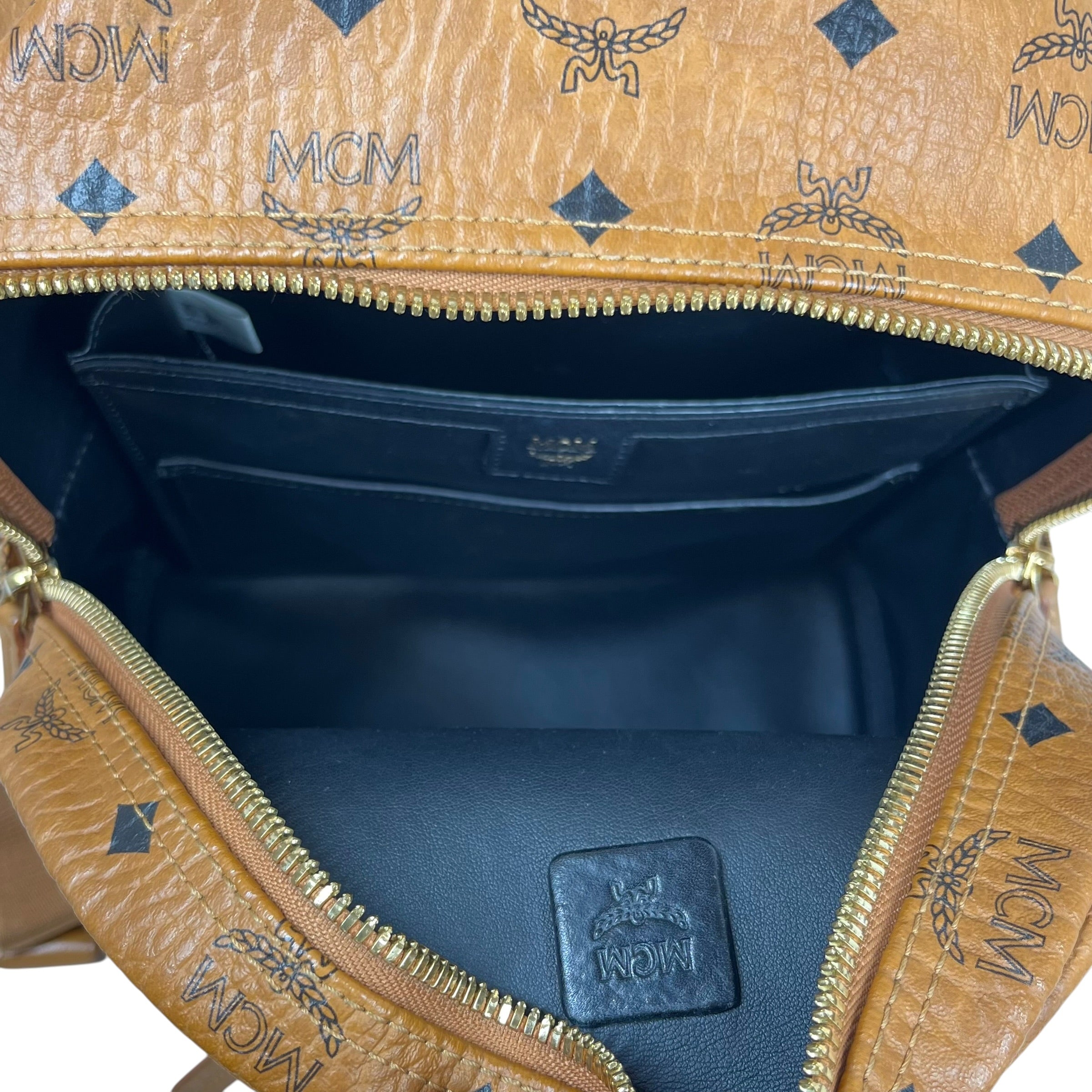 MCM/Backpack/All Over Print/Leather/CML/ view 4
