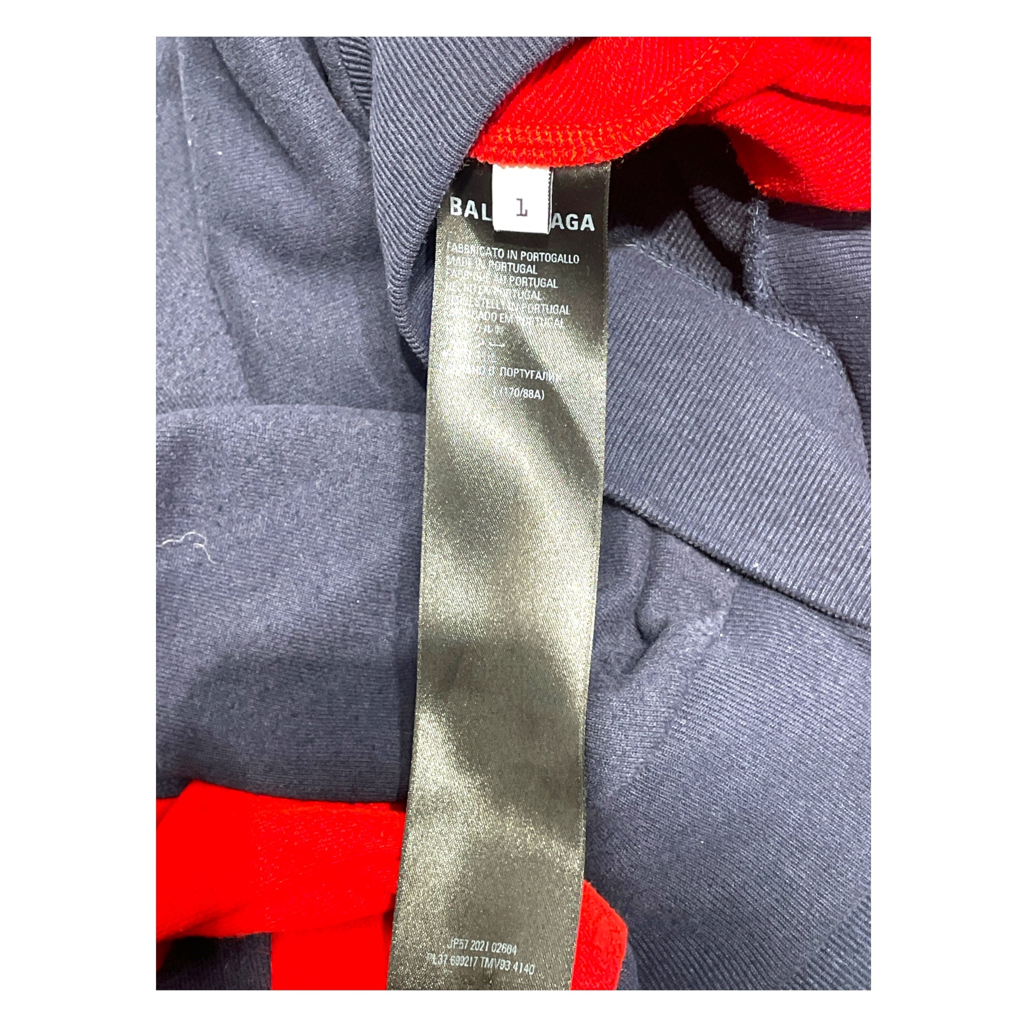 BALENCIAGA/Sweatshirt/1/Cotton/NVY/Soccer Crest Sporty B Crewneck view 4
