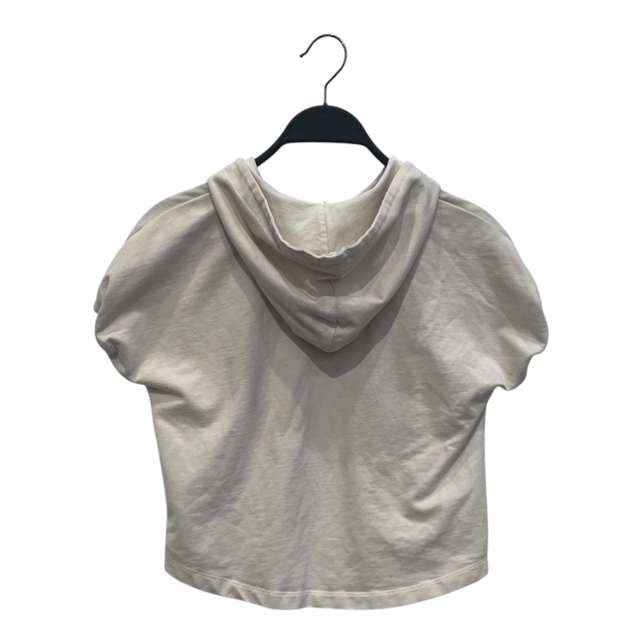 MOSCHINO/T-Shirt/Graphic/Cotton/WHT/CROPPED HOODIE GOLD COUTURE view 2