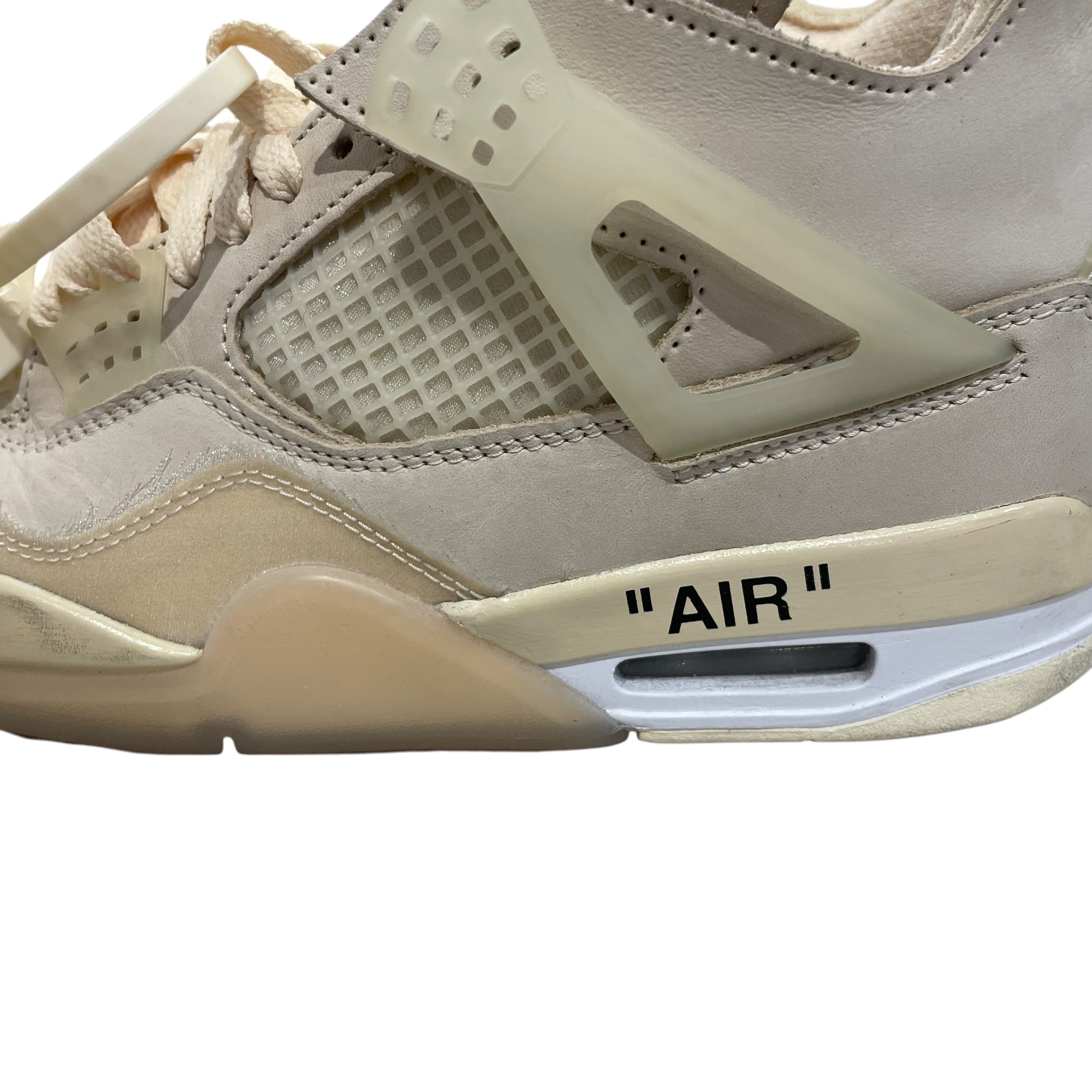 JORDAN BRAND/OFF-WHITE/Shoes/US 9/Leather/CRM/ view 5