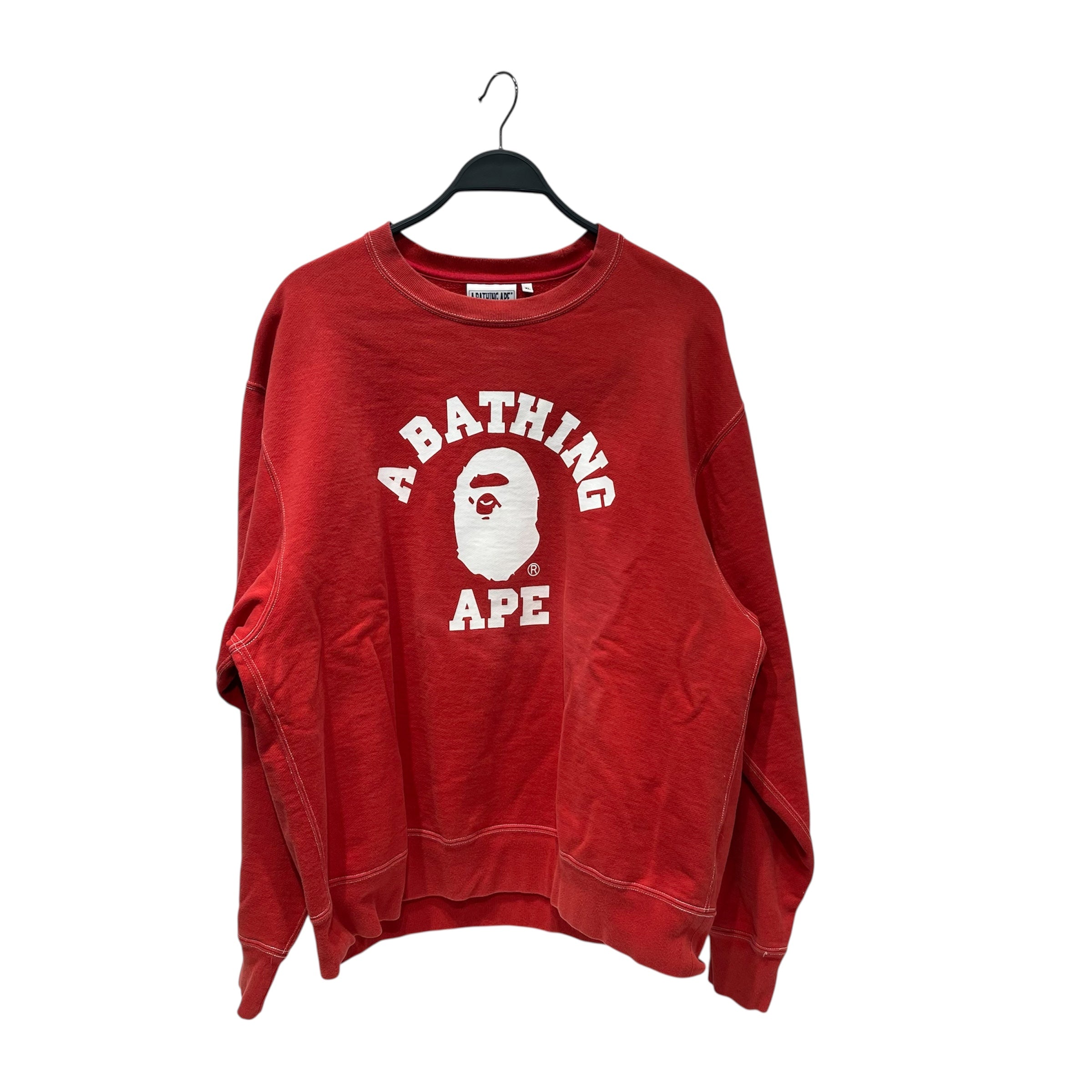 A Bathing Ape/Sweatshirt/S/Cotton/RED/ view 1