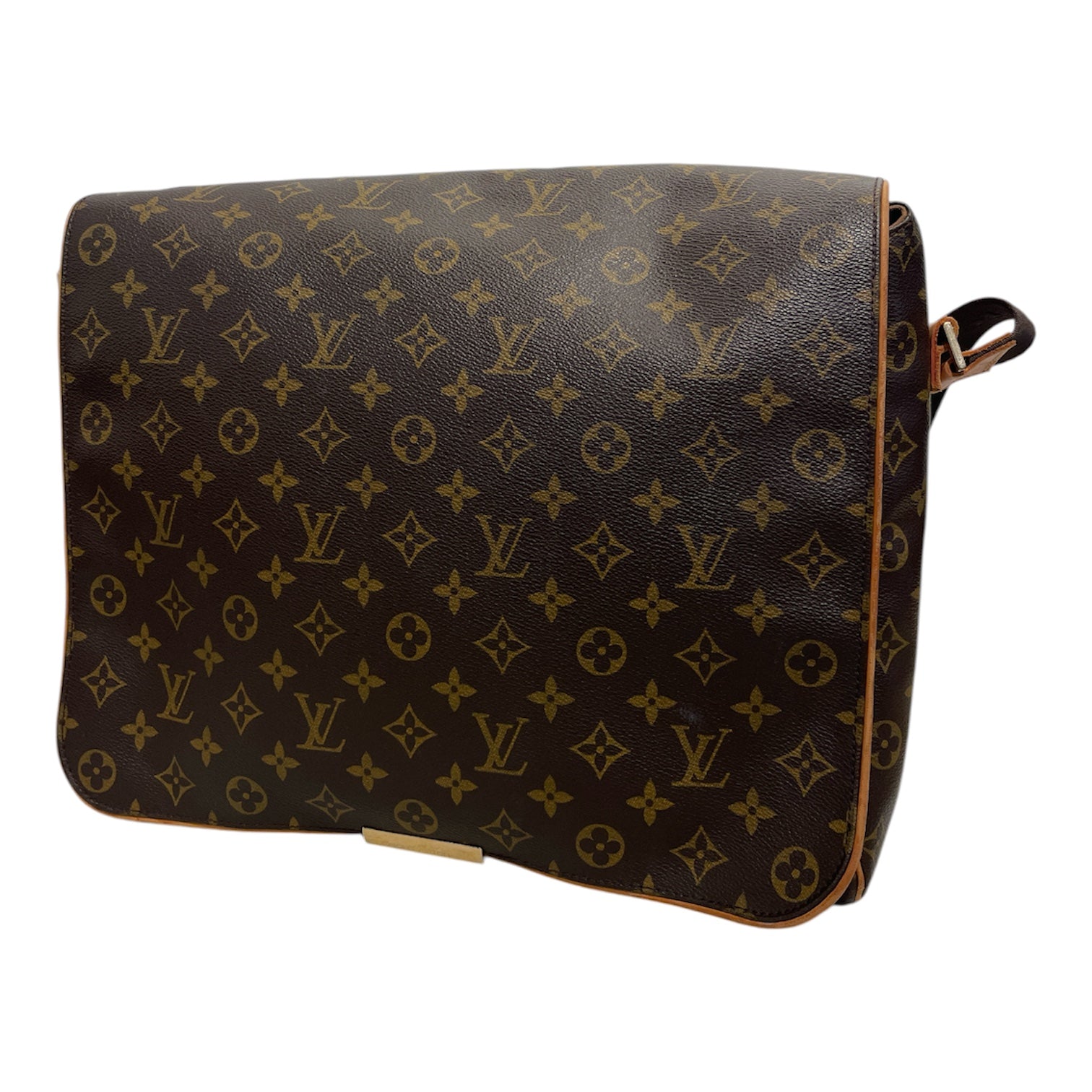 LOUIS VUITTON/Cross Body Bag/Monogram/Leather/BRW/Monogram Abbesses Messenger view 6