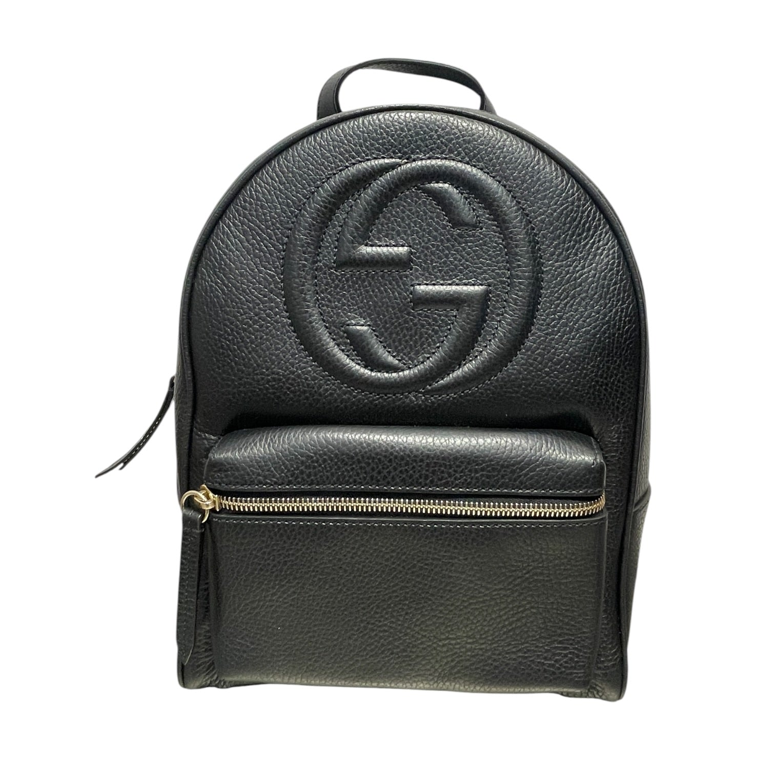 GUCCI/Backpack/Cowhide/BLK/Soho chain backpack view 1