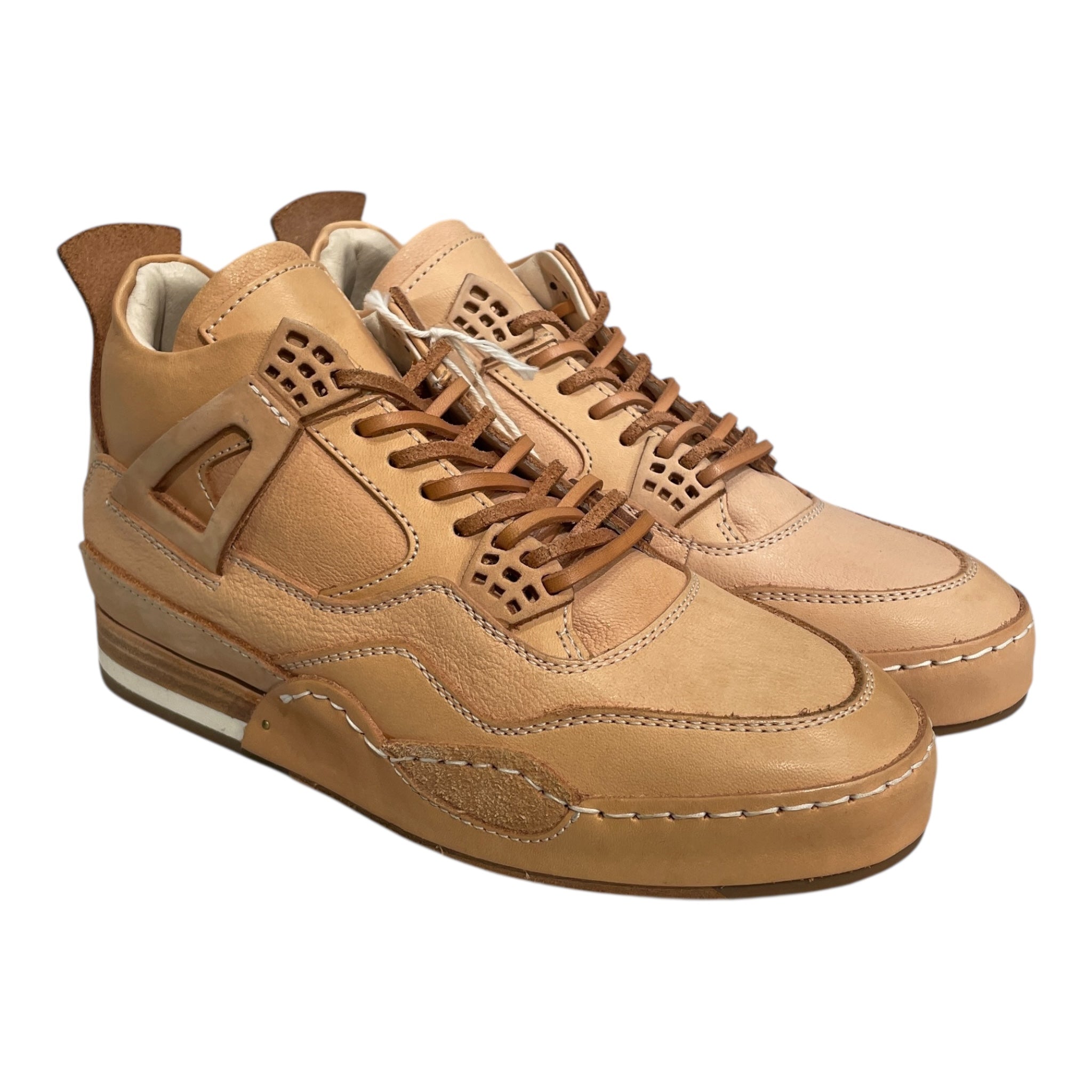 Hender Scheme/Hi-Sneakers/US 5/Leather/BEG/TANNED LEATHER JORDAN 4 view 1