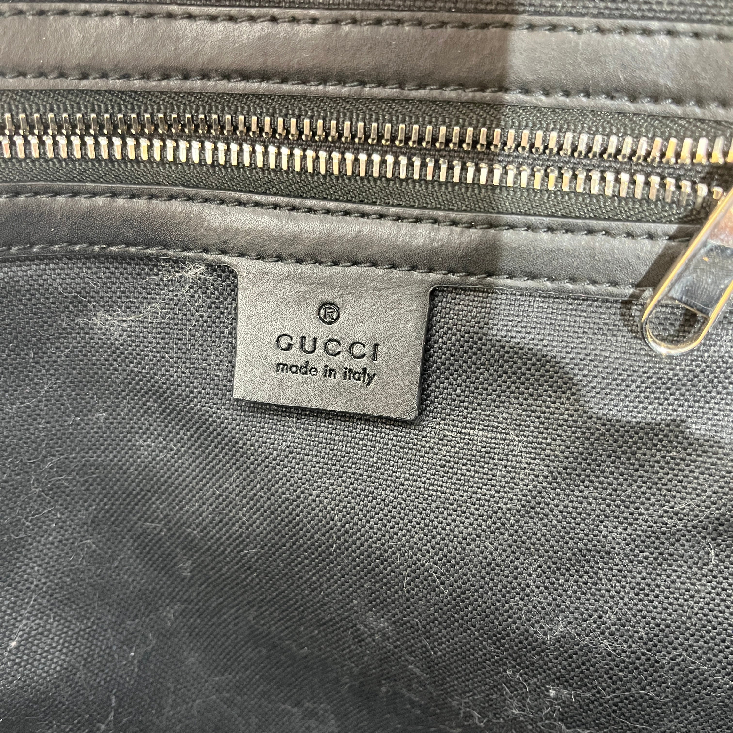 GUCCI/Backpack/Monogram/Leather/BLK/Mini GG Supreme view 4