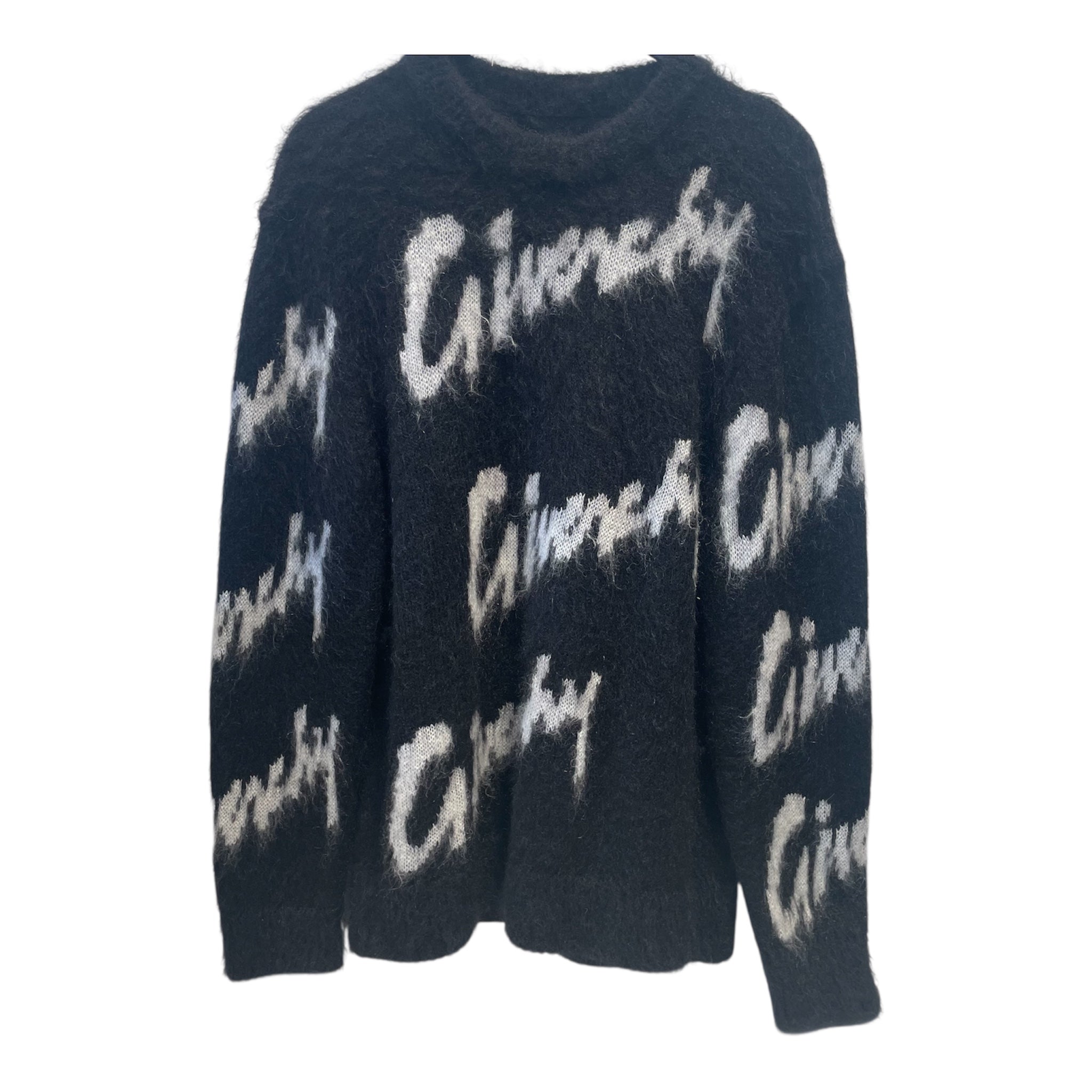GIVENCHY/Sweater/XL/Graphic/Wool/BLK/Givenchy M International Sweat view 1