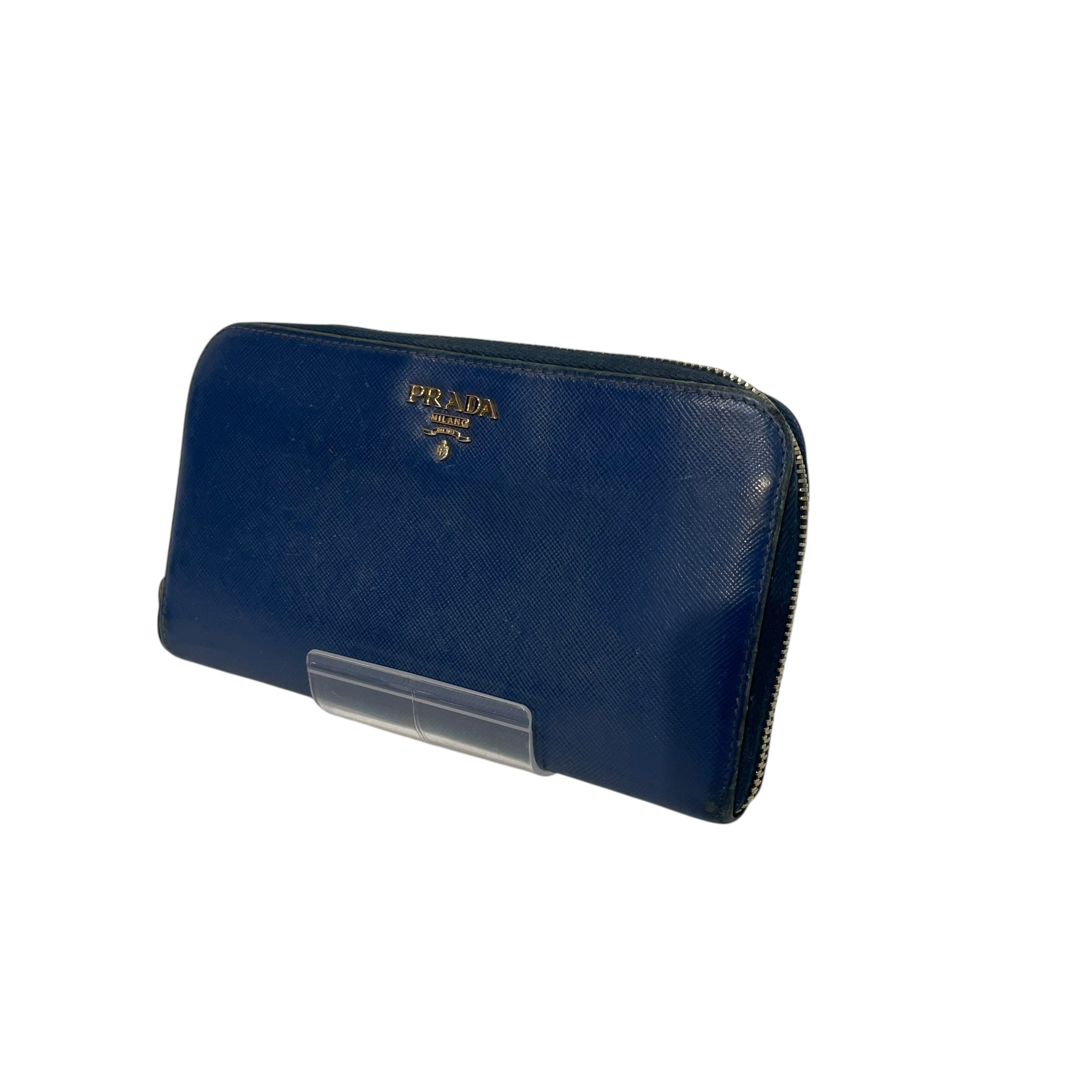 PRADA/Bag/OS/Leather/IDG/SAFFIANO WALLET view 1