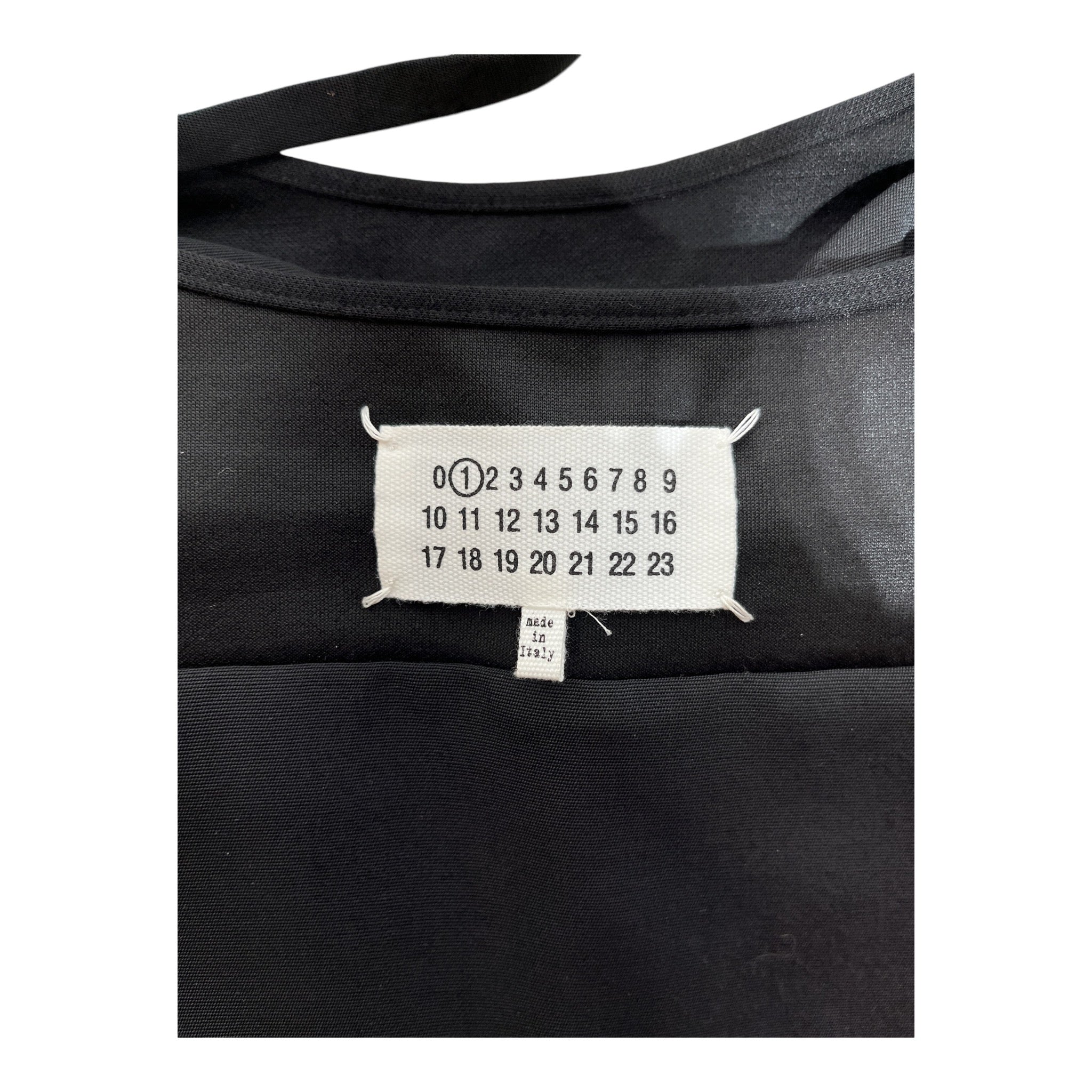 Maison Margiela/SL Blouse/40/Polyester/BLK/Double Strap Bustier Tank view 3