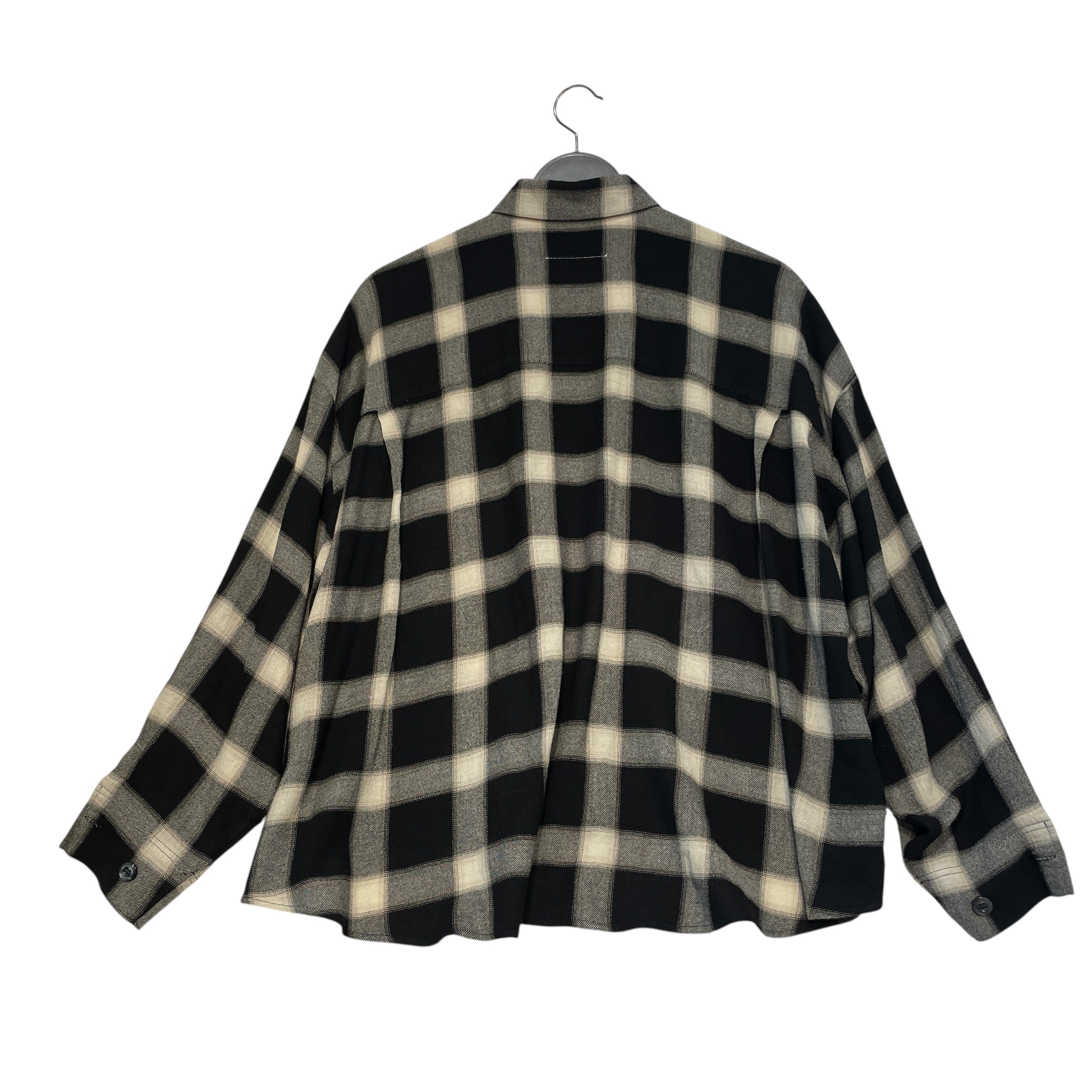 MM6/LS Shirt/38/Cotton/MLT/Plaid/Cropped Flannel view 2