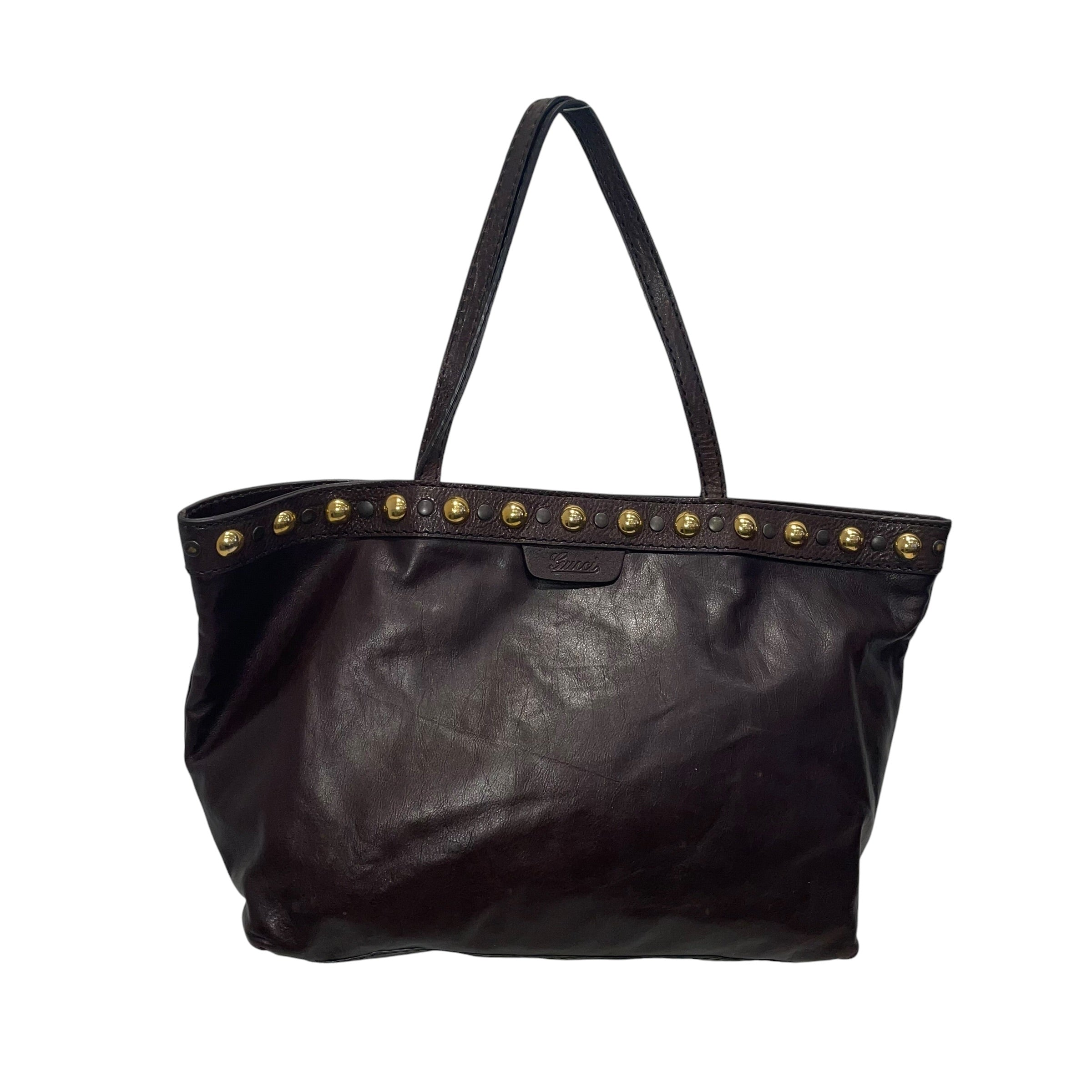 GUCCI/Tote Bag/Leather/BRW/Babouska Tote view 1