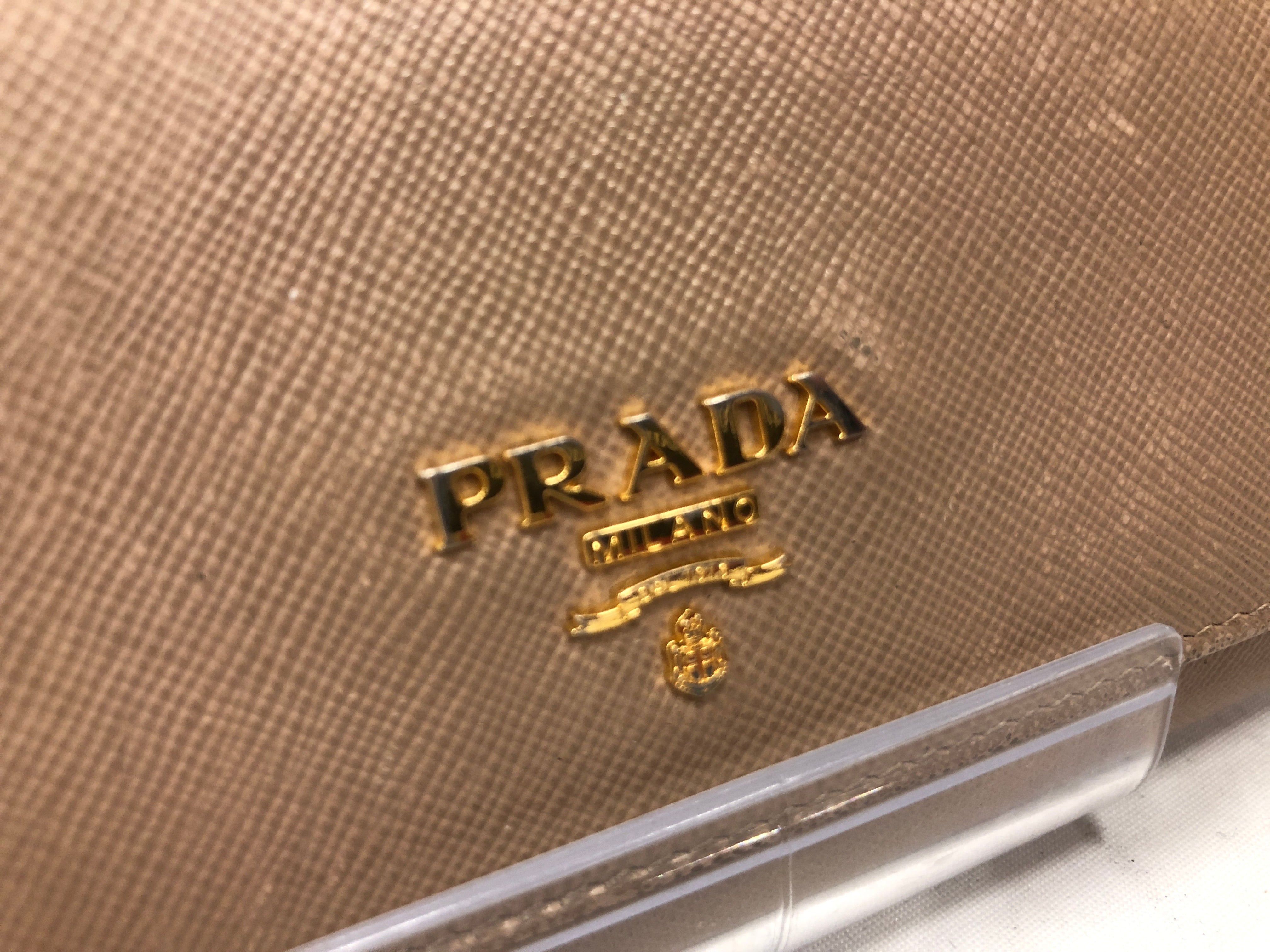 PRADA/Bifold Wallet/Beige-ish Pink view 5