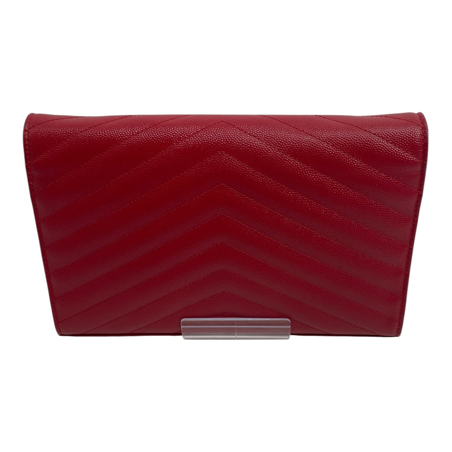 SAINT LAURENT/Bag/Leather/RED/MONOGRAM ENVELOPE BAG view 3