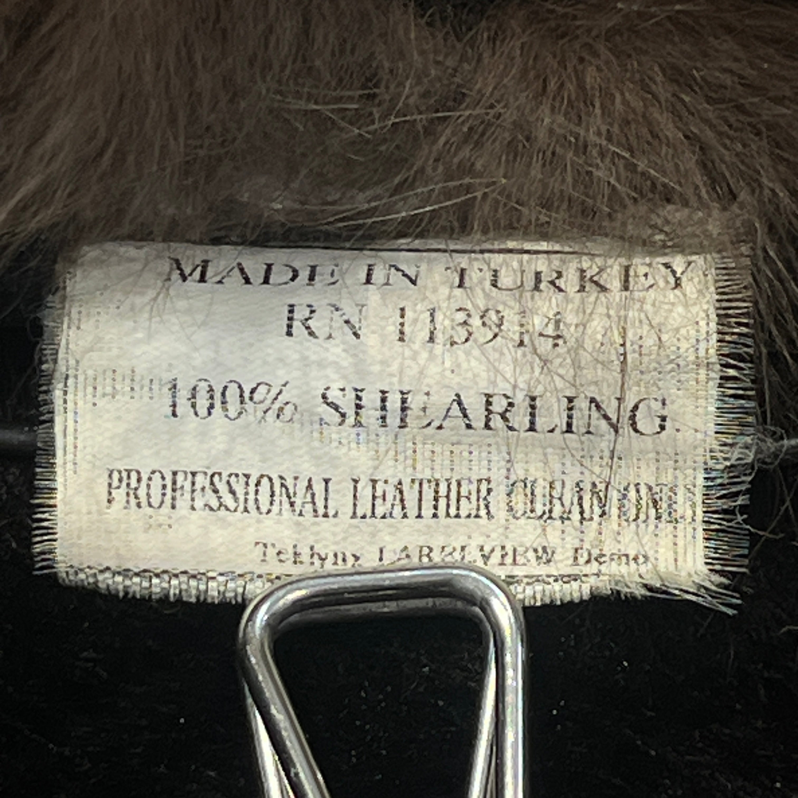 cache/Vintage/Jacket/XS/Suede/BLK/Single Breasted/SHEERLING LINED BLK/BRW/WHT view 5