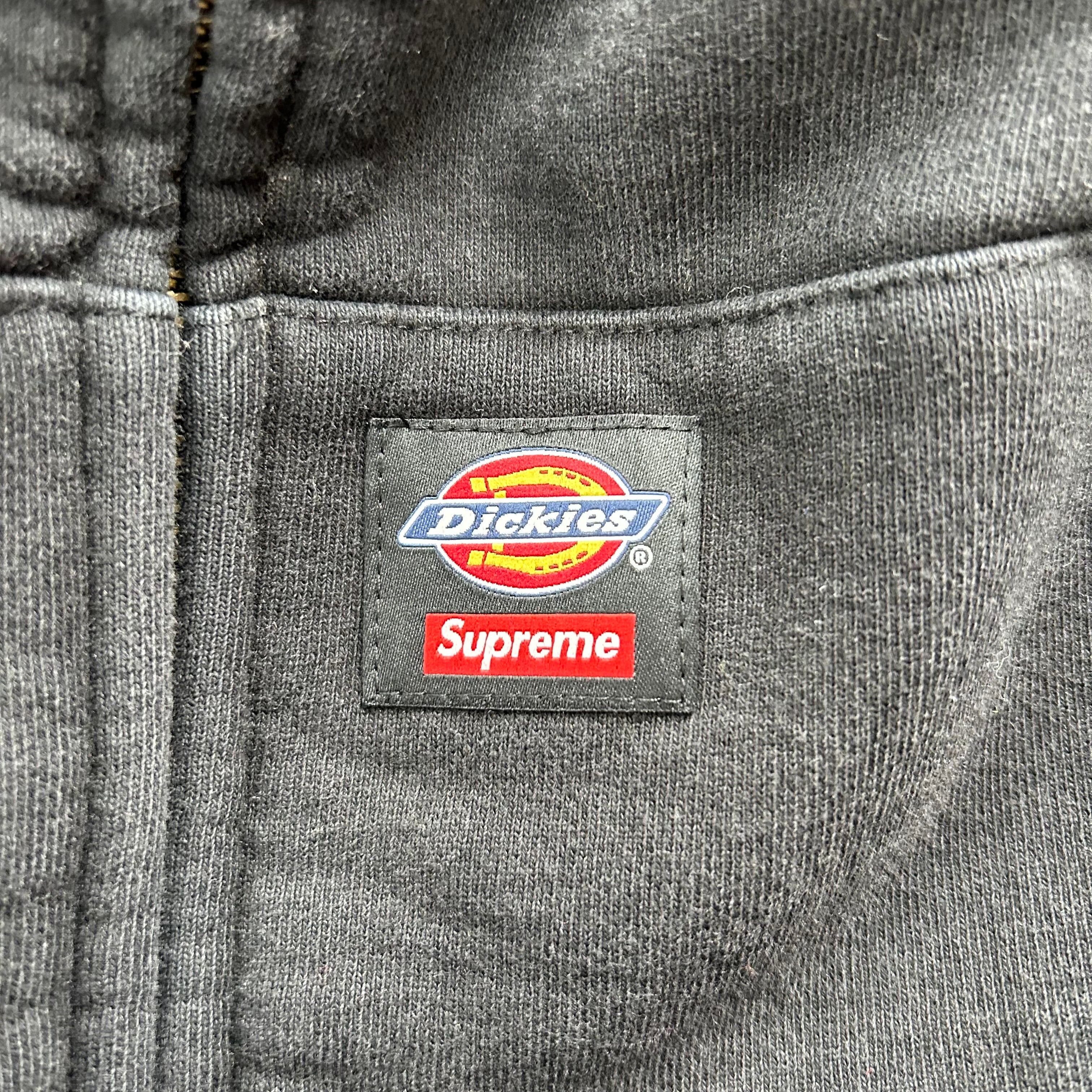 Supreme/DICKIES/Jacket/L/Cotton/BLK/box logo on pkt w/ collaB view 6