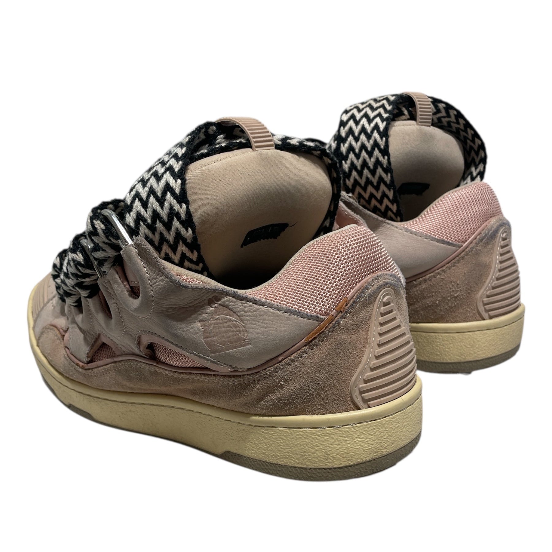 LANVIN/Low-Sneakers/EU 42/Leather/PNK/Curb Low view 2