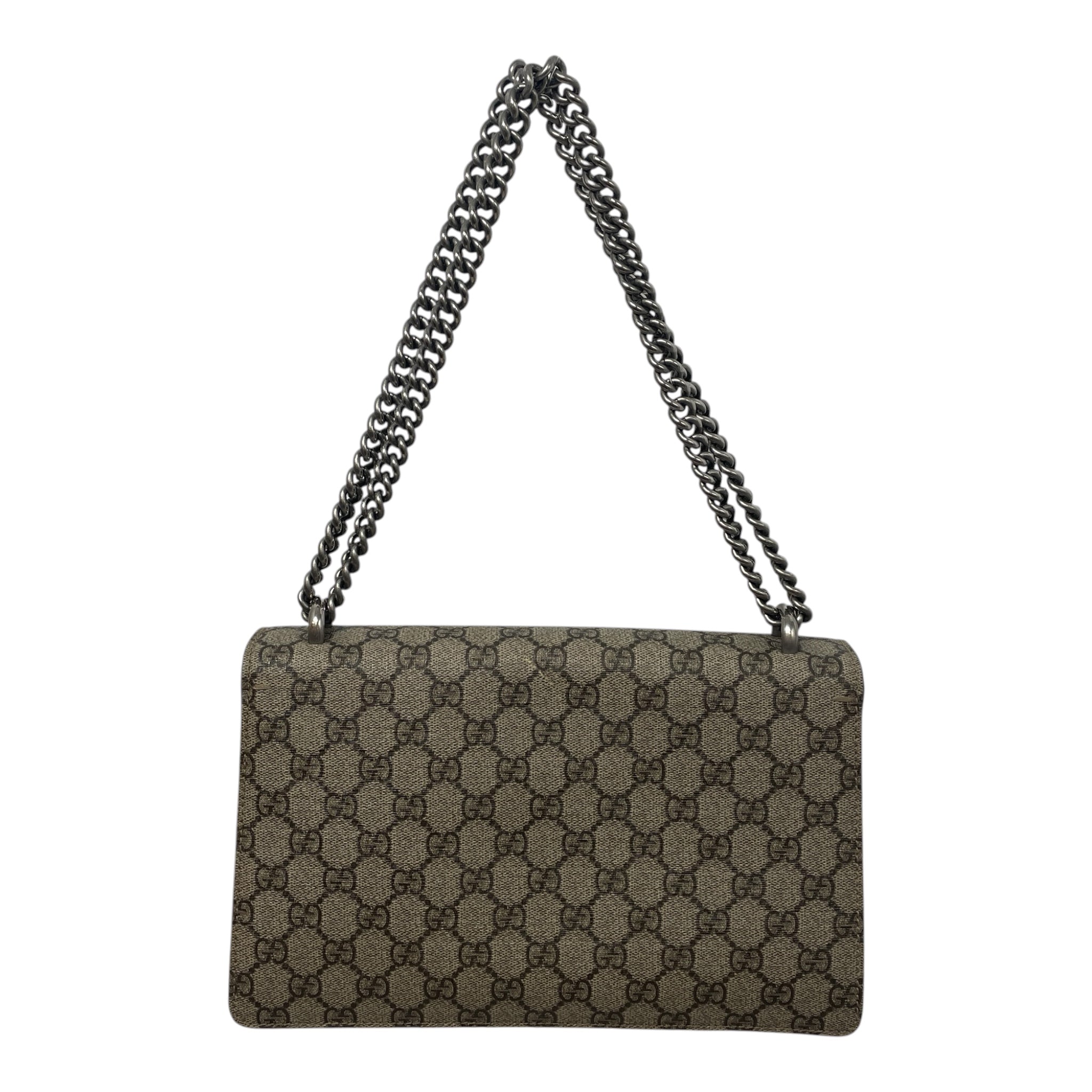 GUCCI/Bag/Monogram/Leather/CML/RED SUEDE SIDES/TIGER CLOSURE view 2