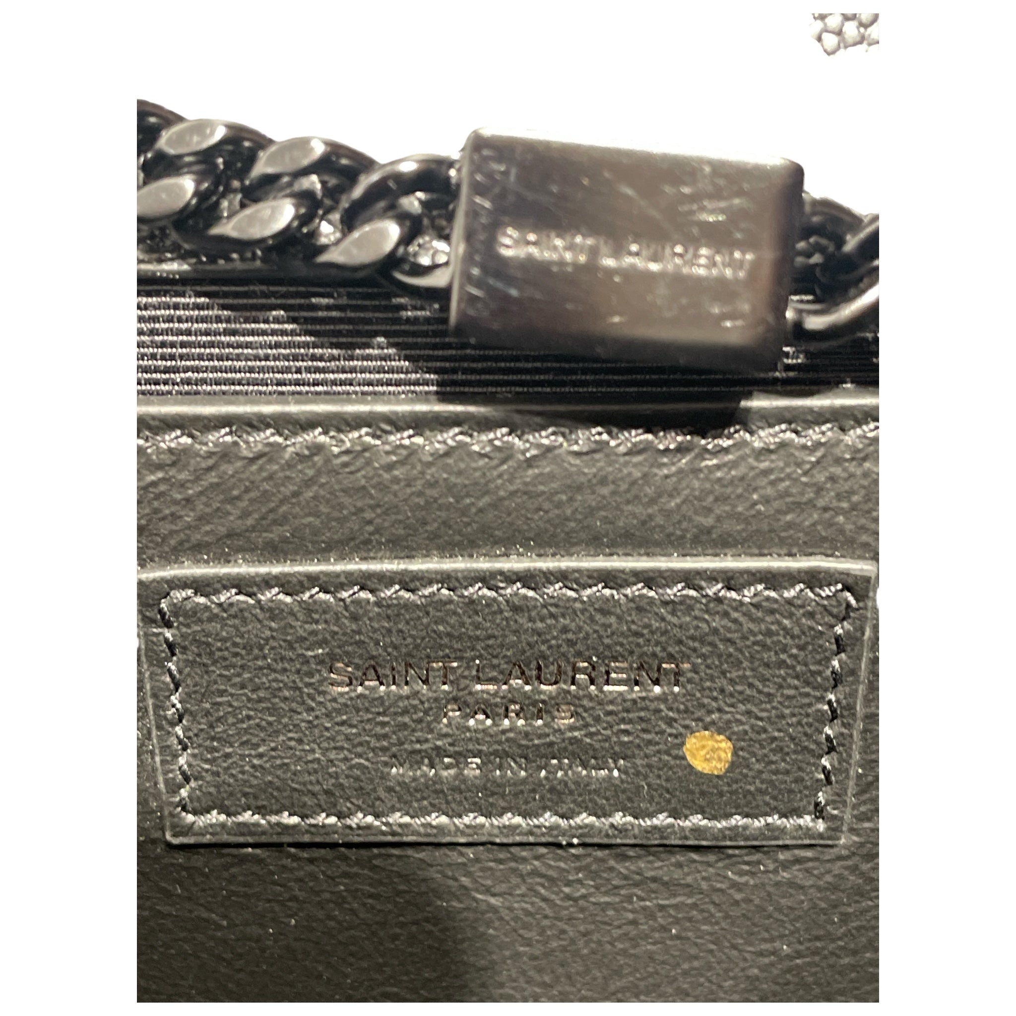 SAINT LAURENT/Cross Body Bag/Leather/BLK/Kate Black Medium view 3