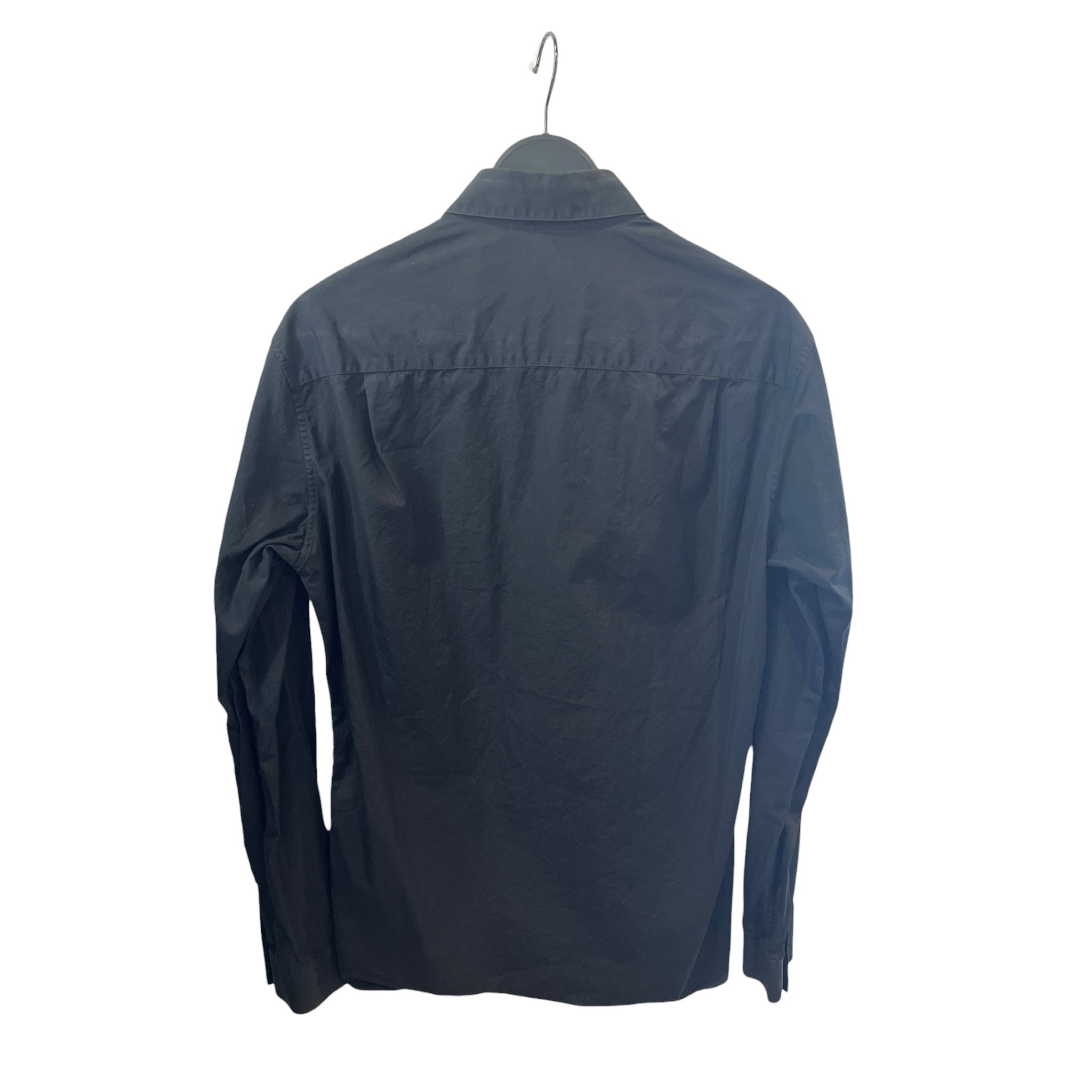 Haider Ackermann/LS Shirt/S/Cotton/BLK/Work/ view 2