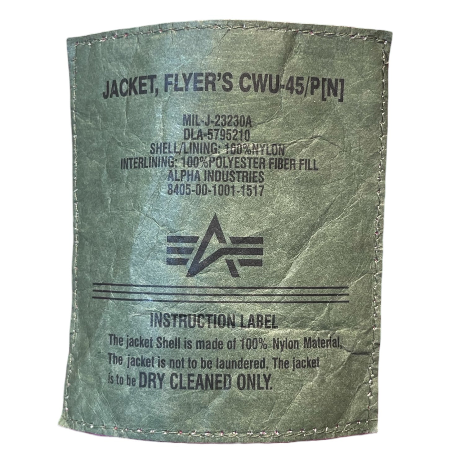 ALPHA INDUSTRIES/GR10K/Flight Jkt/XL/Nylon/GRN/VELCOUR PATCHES/PNK INSIDE view 5
