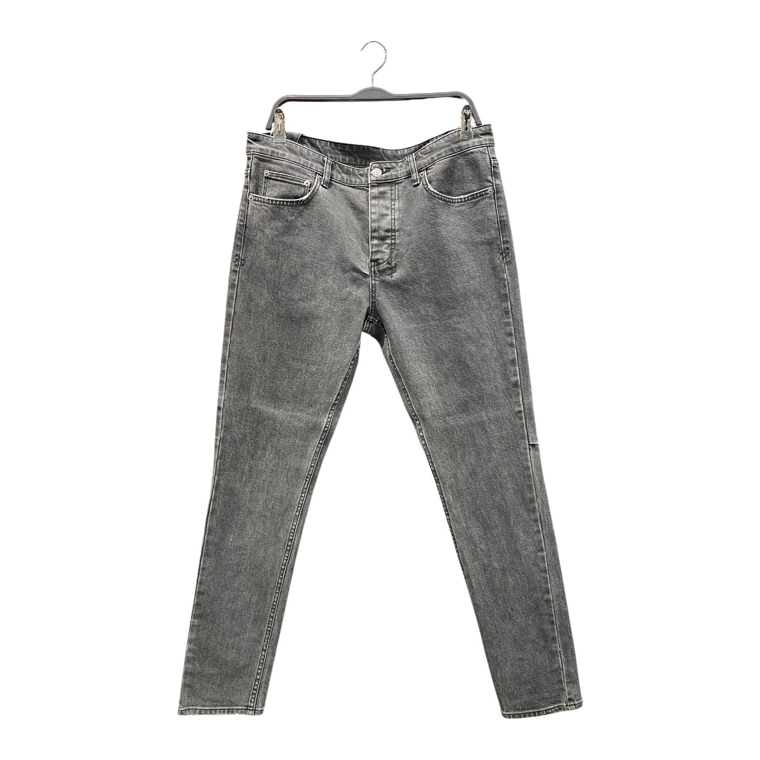 ksubi/Straight Pants/34/Cotton/GRY/Grey Van Wrinkle Angst Jeans view 1