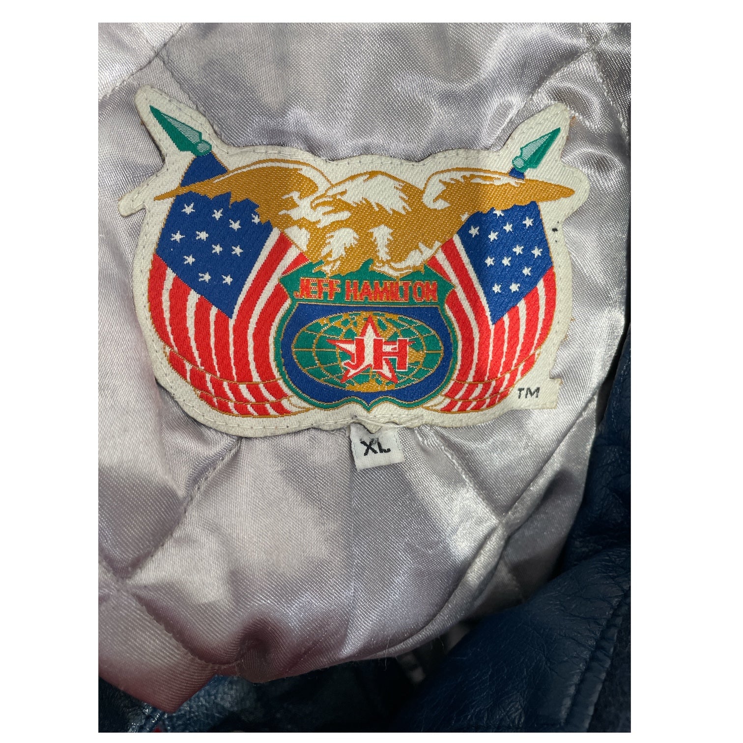 JEFF HAMILTON/Baseball Jkt/XL/Wool/NVY/VITNAGE COWBOYS JACKET view 3