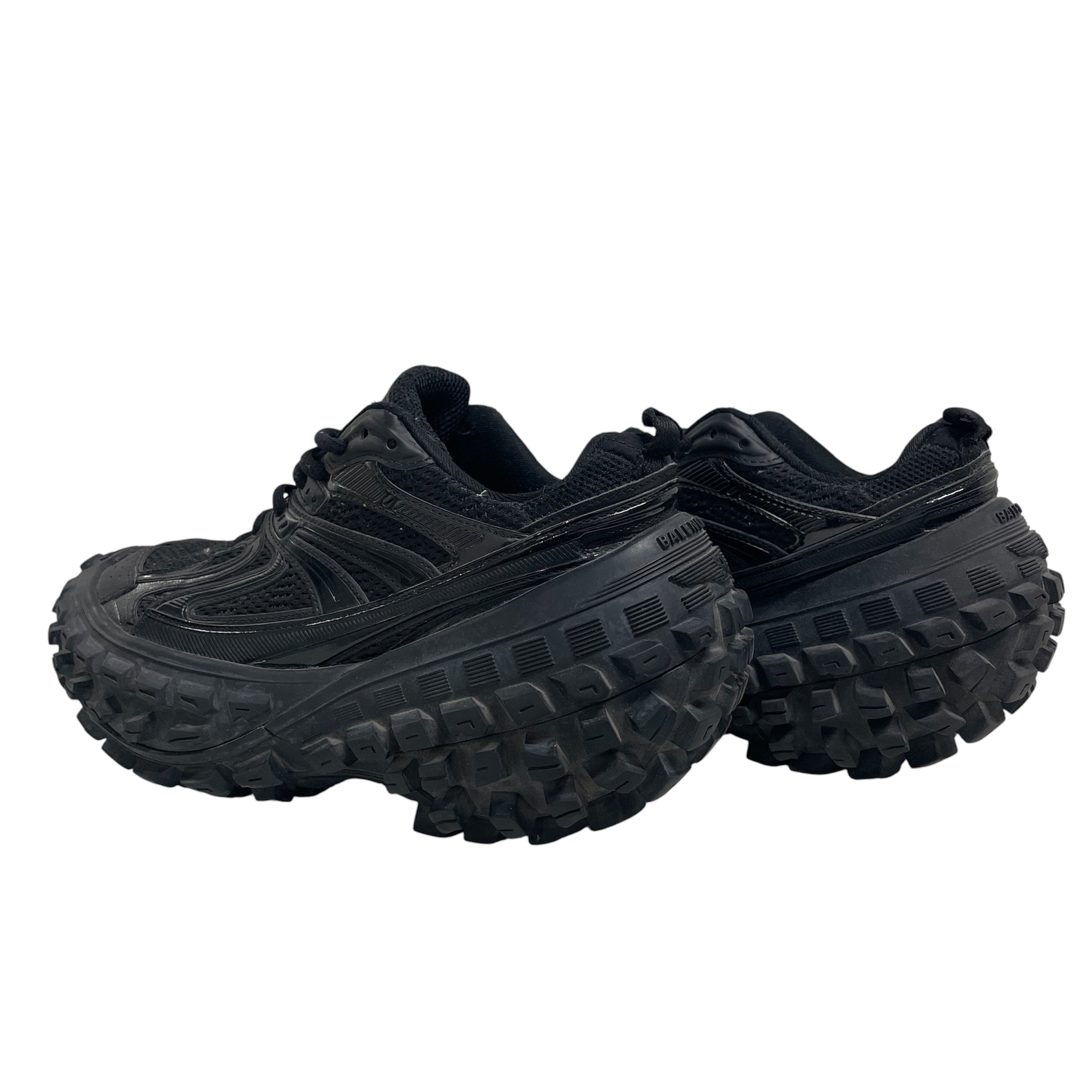 BALENCIAGA/Low-Sneakers/US 8/Polyester/BLK/defender view 2