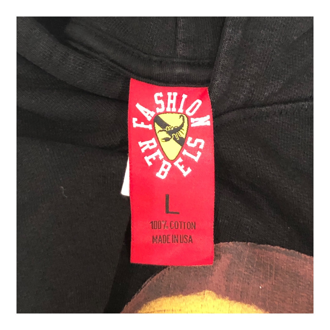 FASHION REBELS/Hoodie/L/Cotton/BLK/WESTSIDE GUNN MONA LISA view 3