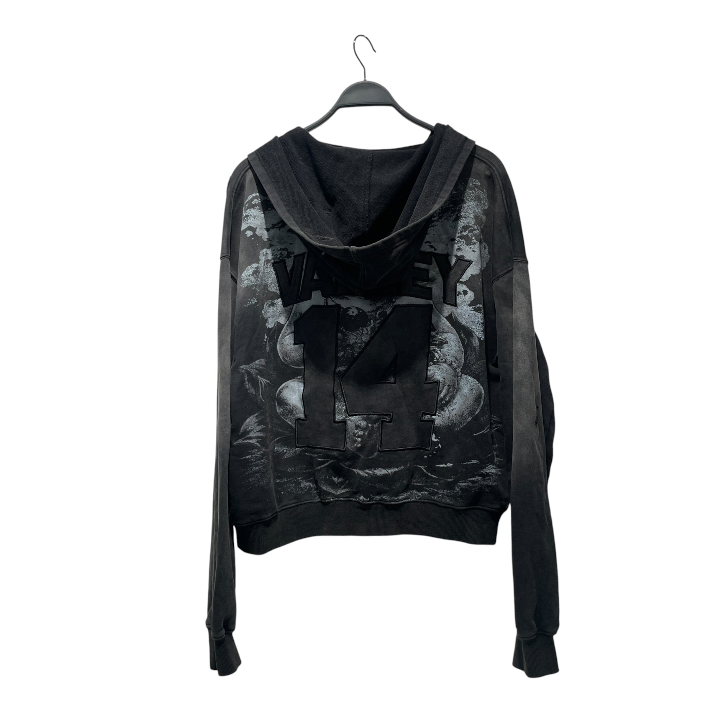 Vale/Hoodie/M/All Over Print/Cotton/BLK/Jesus Hoodie view 2