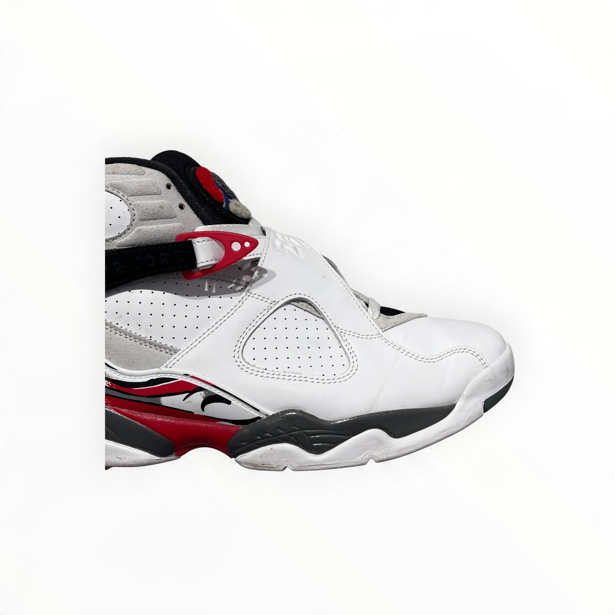 NIKE/Hi-Sneakers/US 10.5/WHT/WHT BLK TRUE RED JORDAN 8 view 3