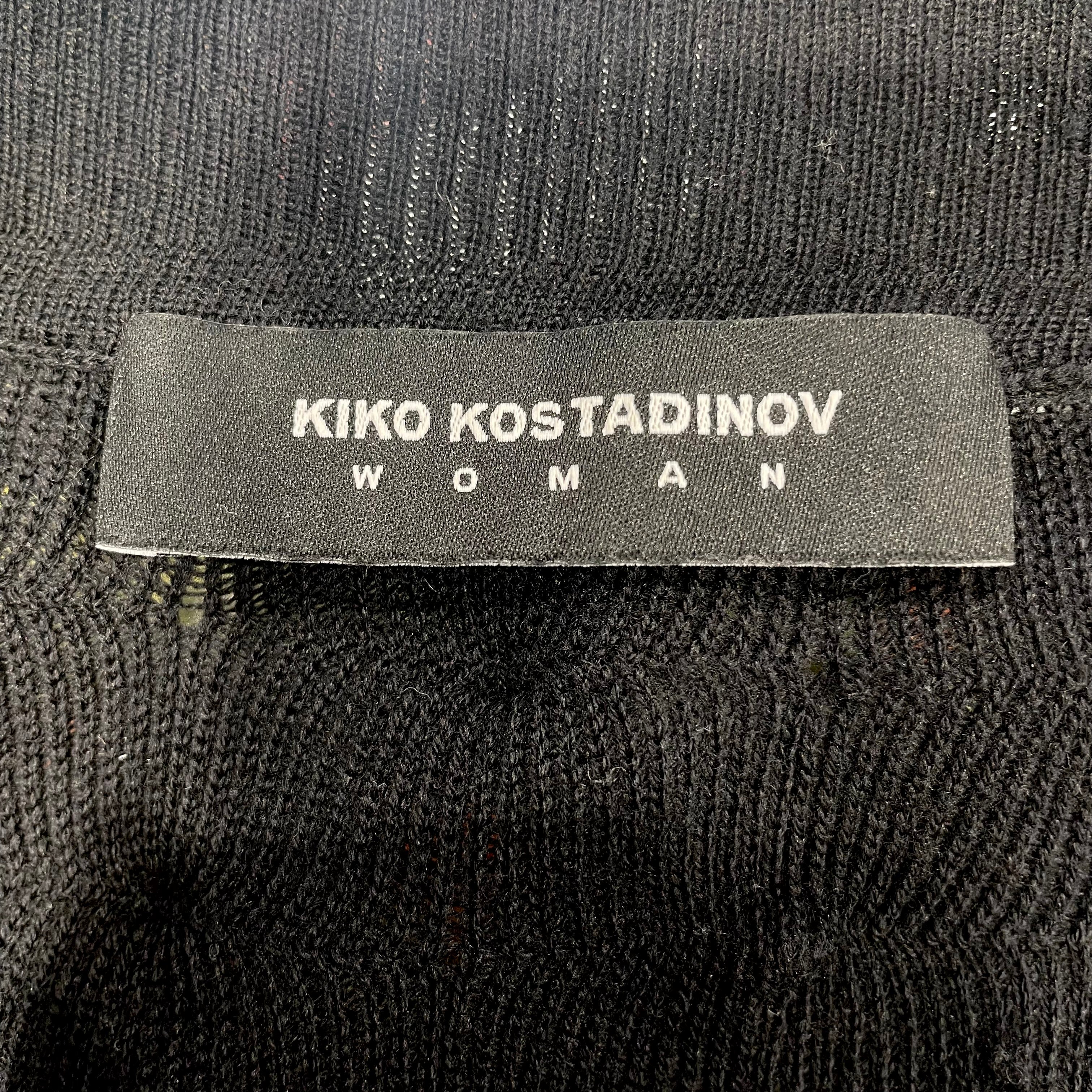 Kiko Kostadinov/Sweater/36/Wool/BLK/SPIKE KNIT view 3