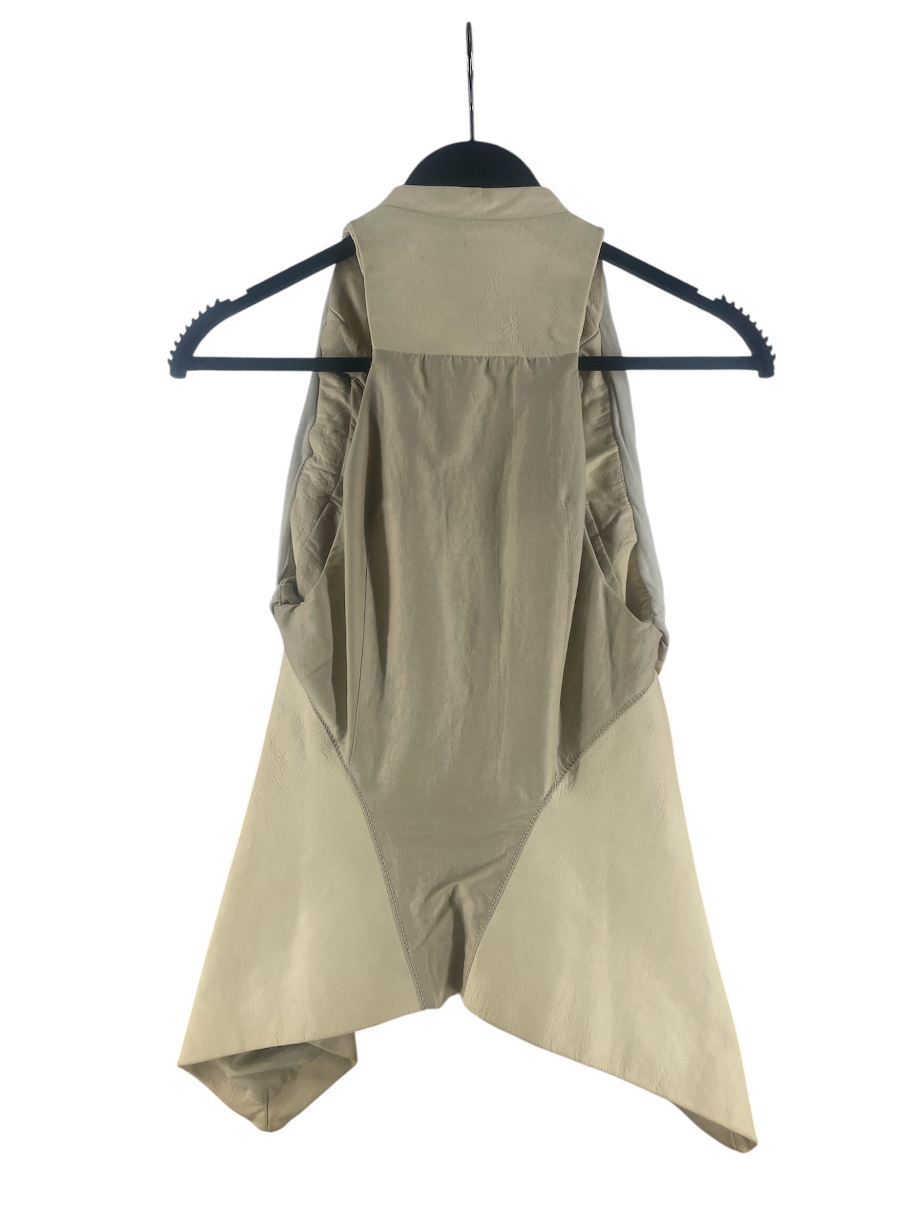 Rick Owens/Vest/38/Leather/WHT/Front Zip/RELEASE SS10 VEST - RO1741 view 2