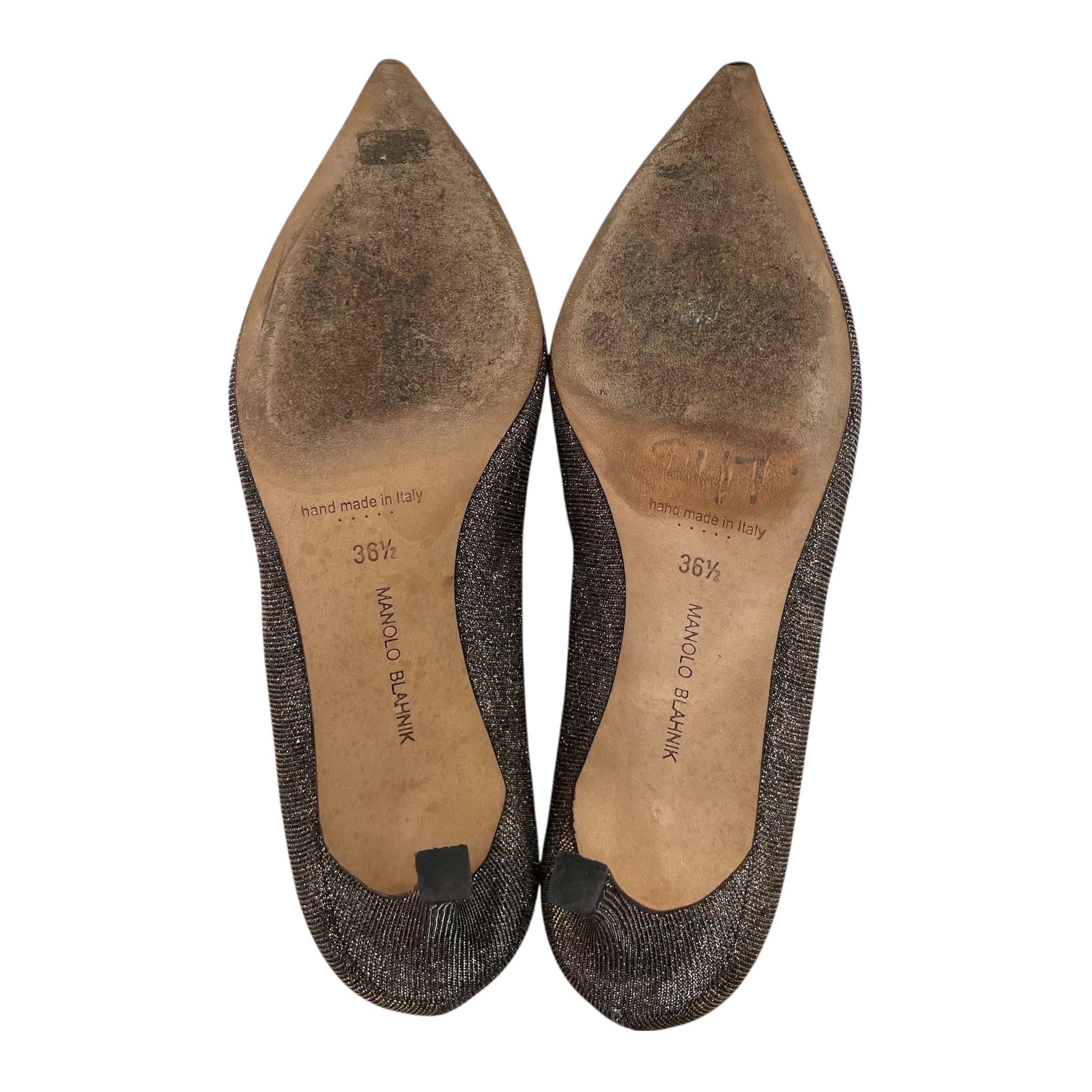 MANOLO BLAHNIK/Heels/US 6.5/SLV/ view 6
