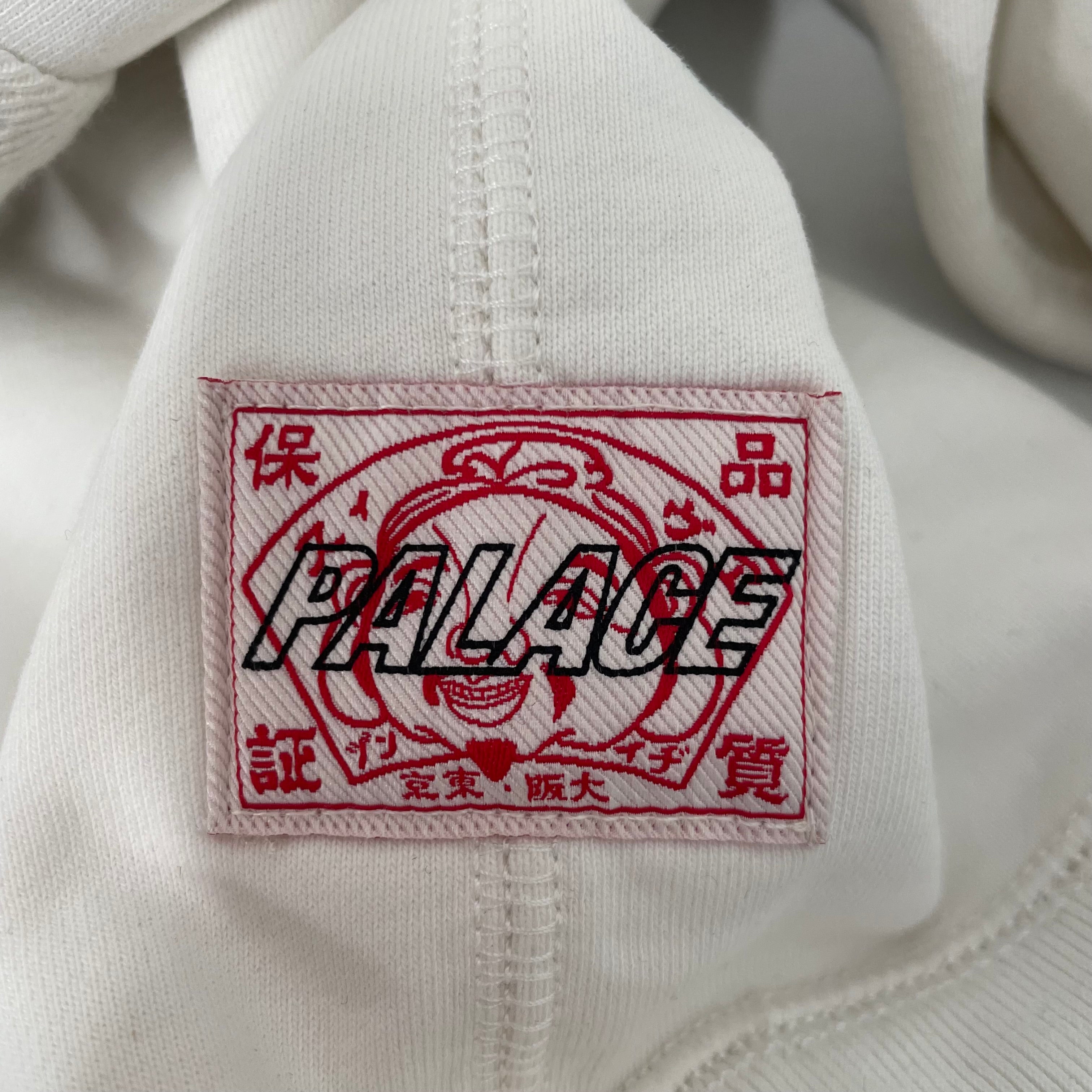 PALACE/EVISU/Sweatshirt/L/Cotton/WHT/ view 3