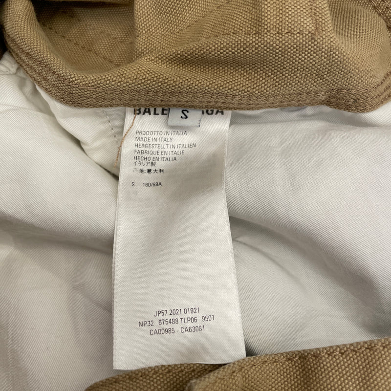 BALENCIAGA/Carpenter Pants/S/Cotton/BEG/