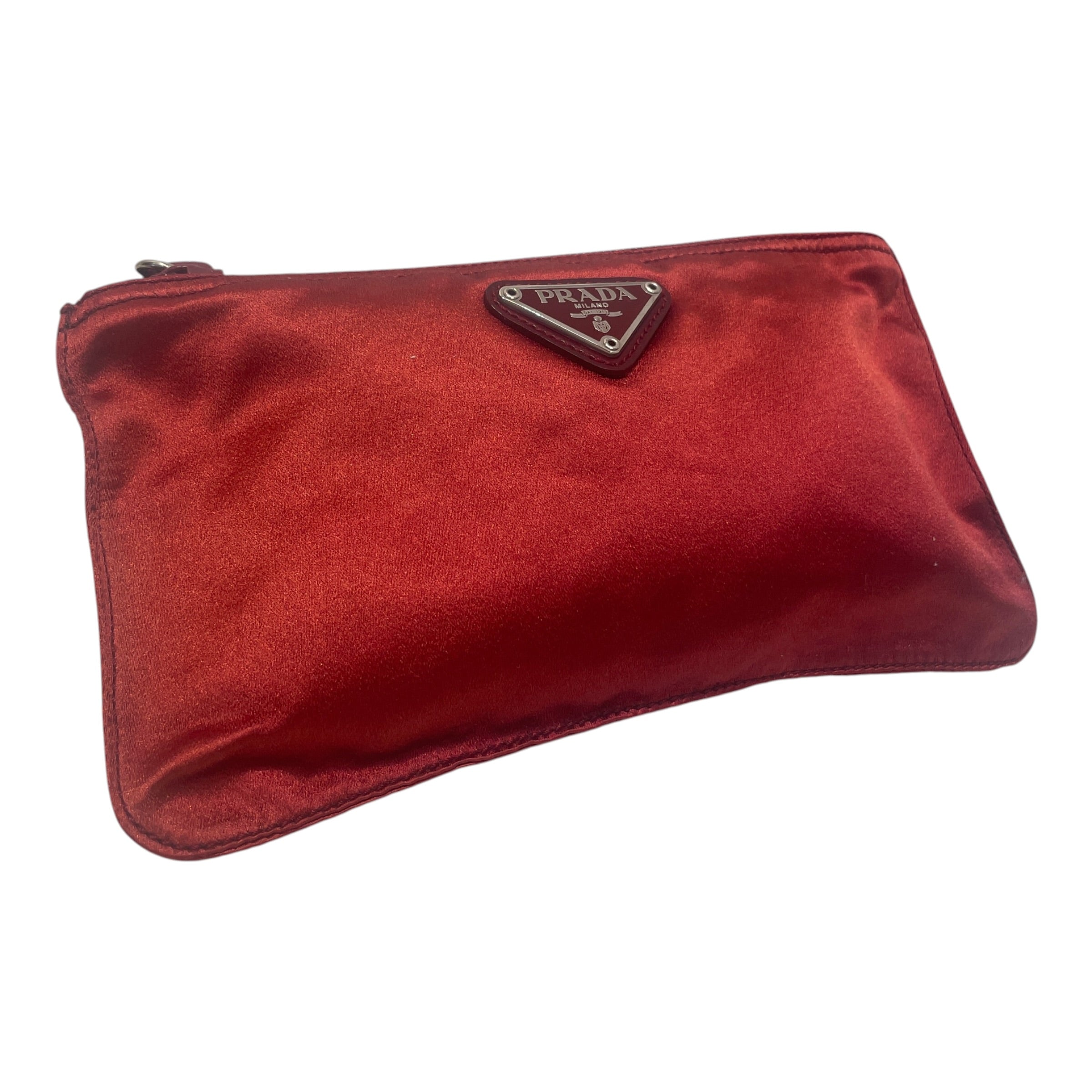 PRADA/Pouch/Nylon/RED/Logo Pouch view 1