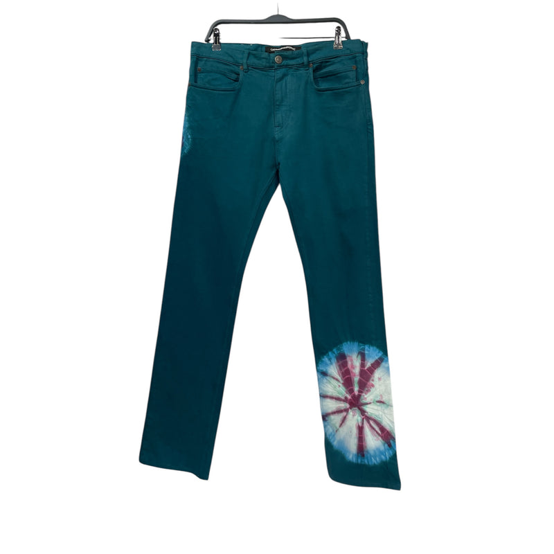 Calvin Klein 205W39NYC/Straight Pants/34/Denim/MLT/All Over Print/TYE DYE