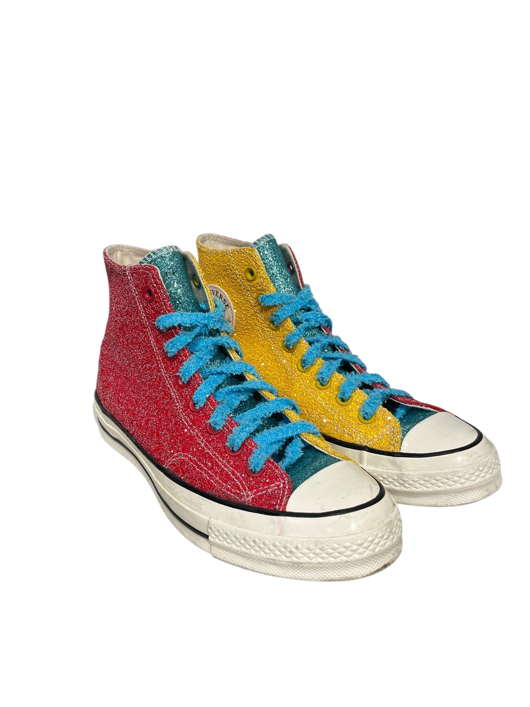 JW ANDERSON(J.W.ANDERSON)/CONVERSE/Hi-Sneakers/US 8/Glitter/MLT/64694C JW Ande Glitter Chucks view 1