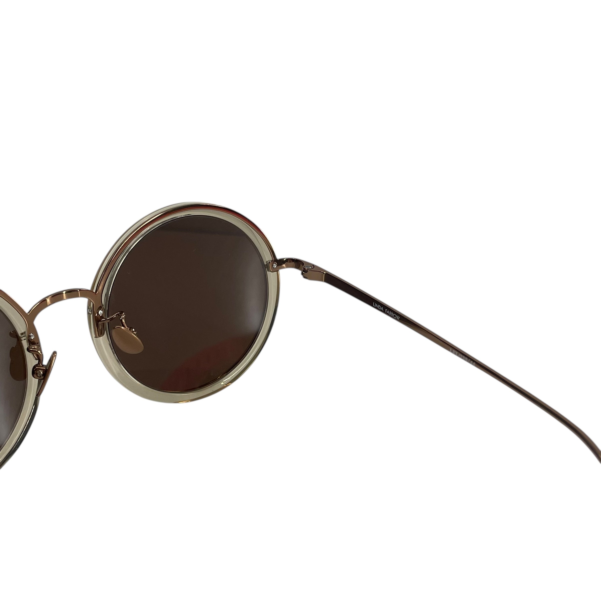LINDA FARROW/Sunglasses/Plastic/BRW/JOHN LENNON view 6