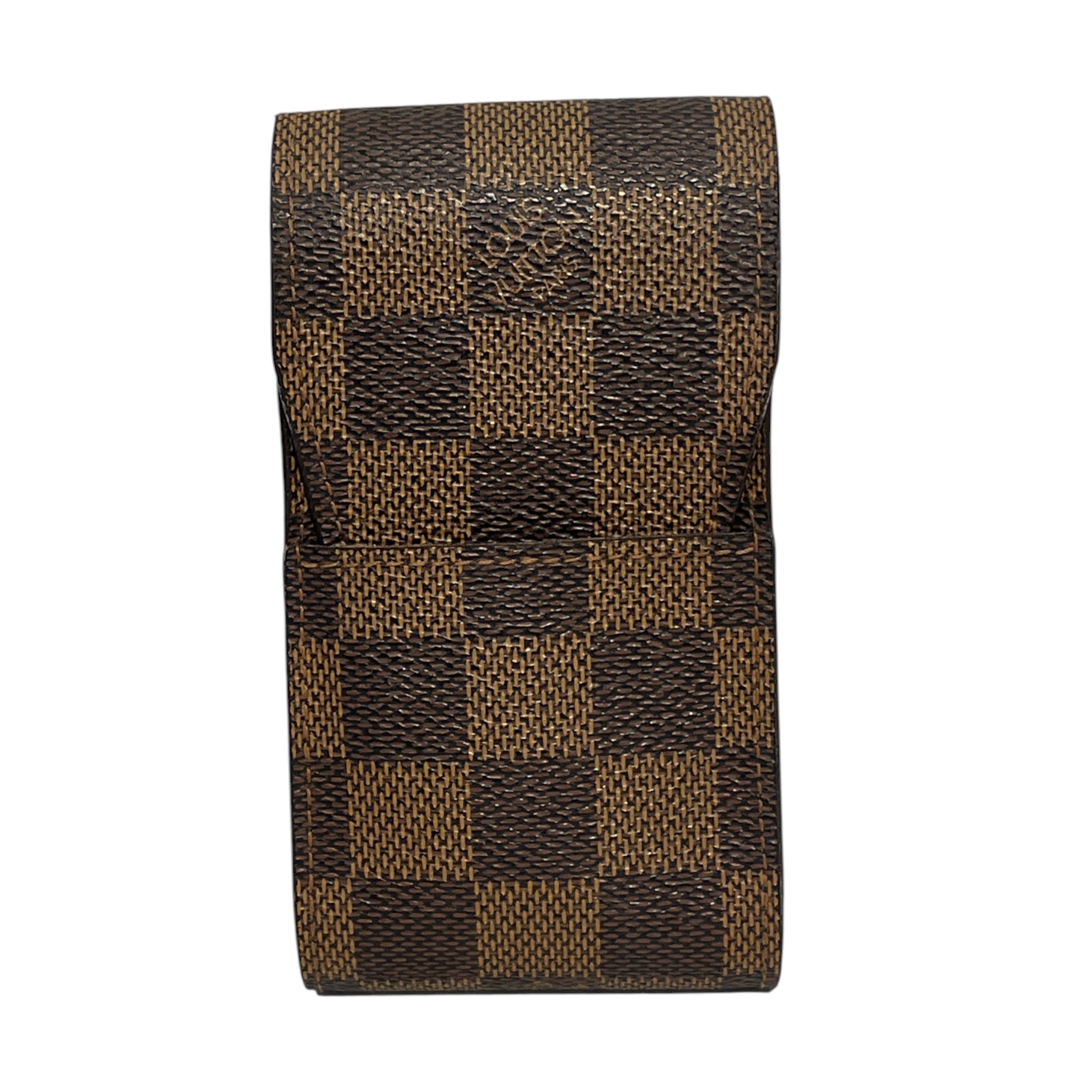 LOUIS VUITTON/Plaid/Leather/BRW/CIGARETTE HOLDER, BTB84YG view 1