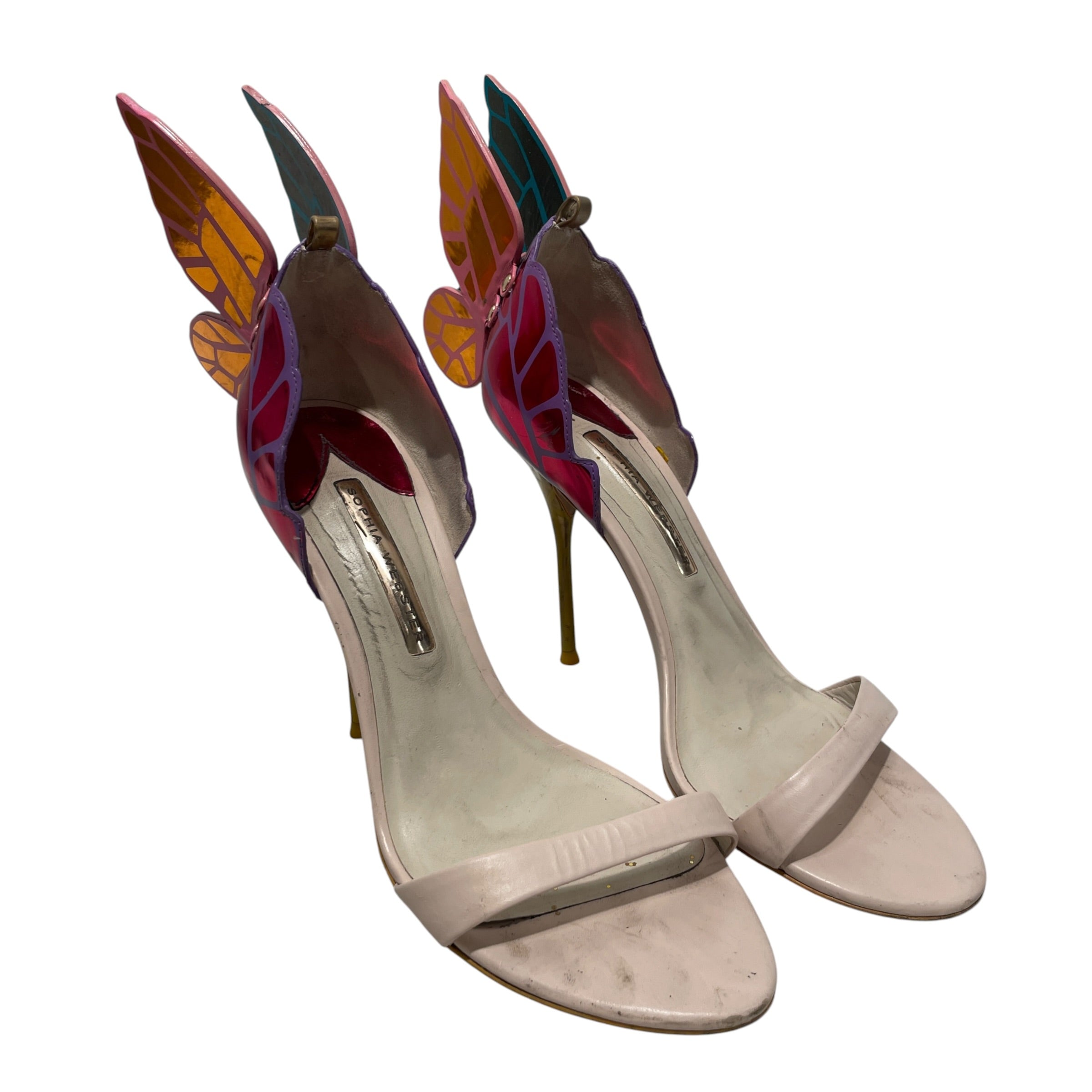 sophia werbster/Heels/EU 39.5/Acrylic/MLT/butterfly view 1