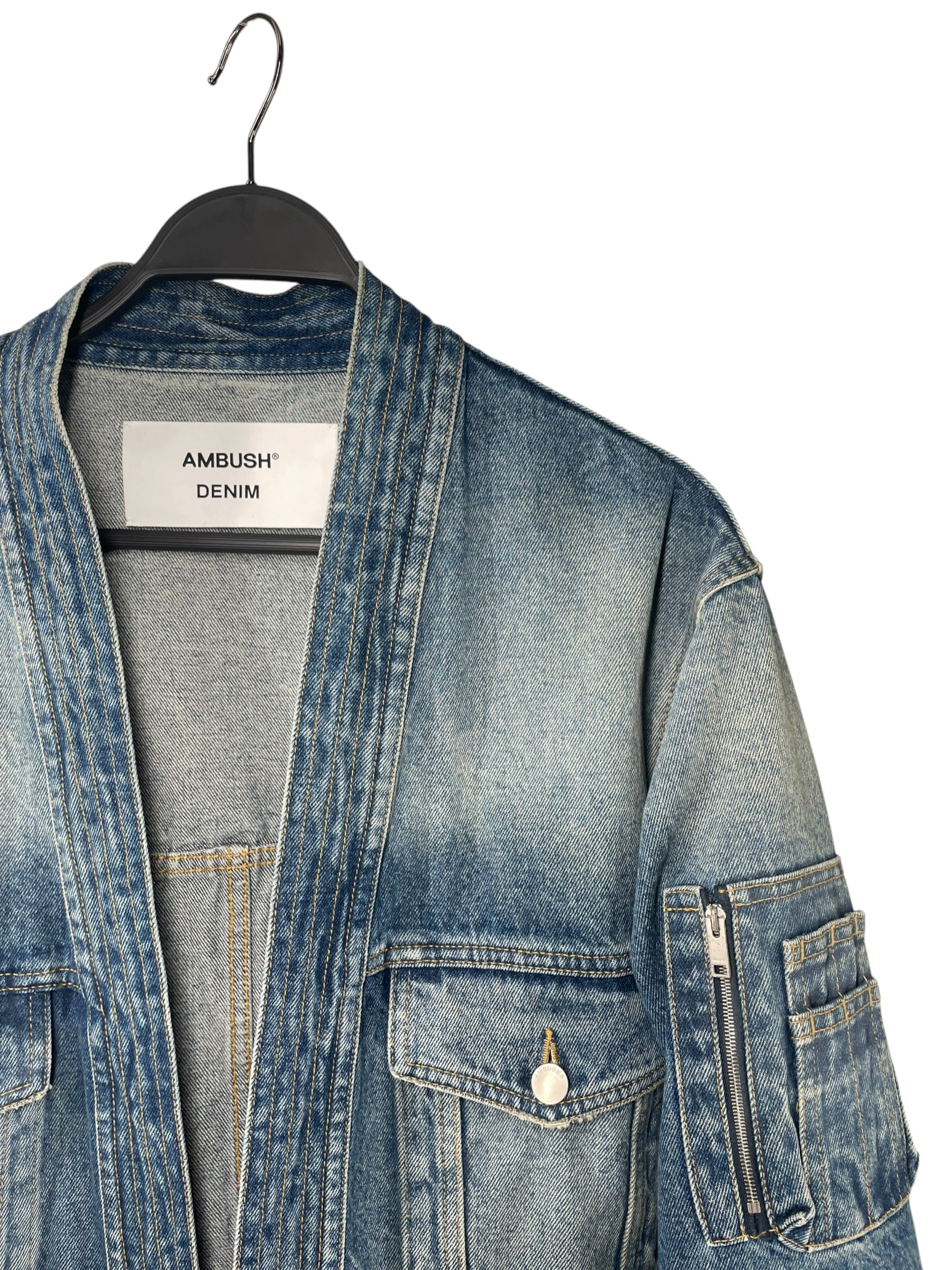 AMBUSH/Denim Jkt/M/Denim/BLU/KIMONO DENIM JKT view 3