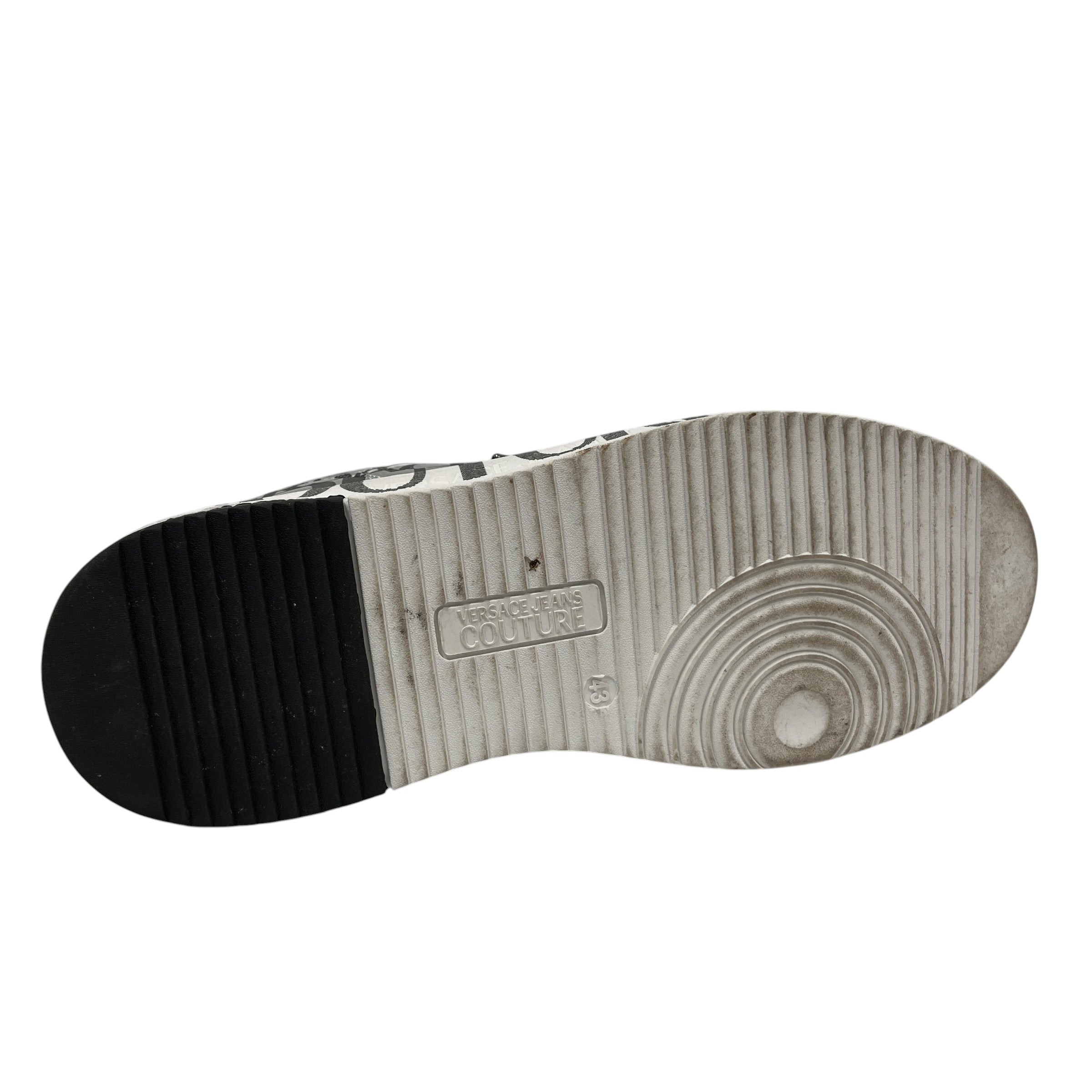 VERSACE JEANS COUTURE/Low-Sneakers/US 8.5/Leather/SLV/VJC METALLIC LOW TOPS view 3