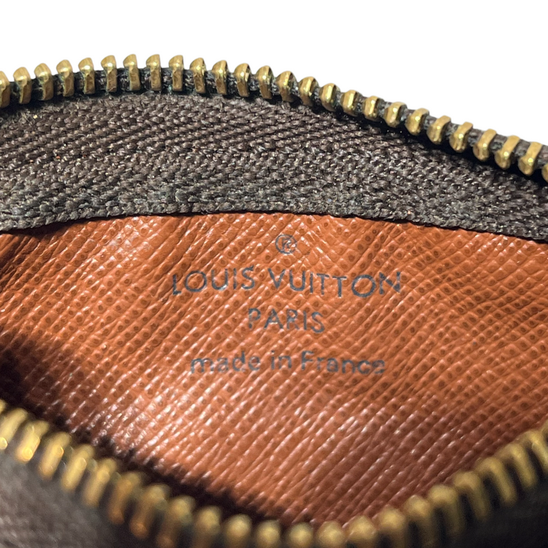 LOUIS VUITTON/Coin Wallet/Monogram/Leather/BRW/