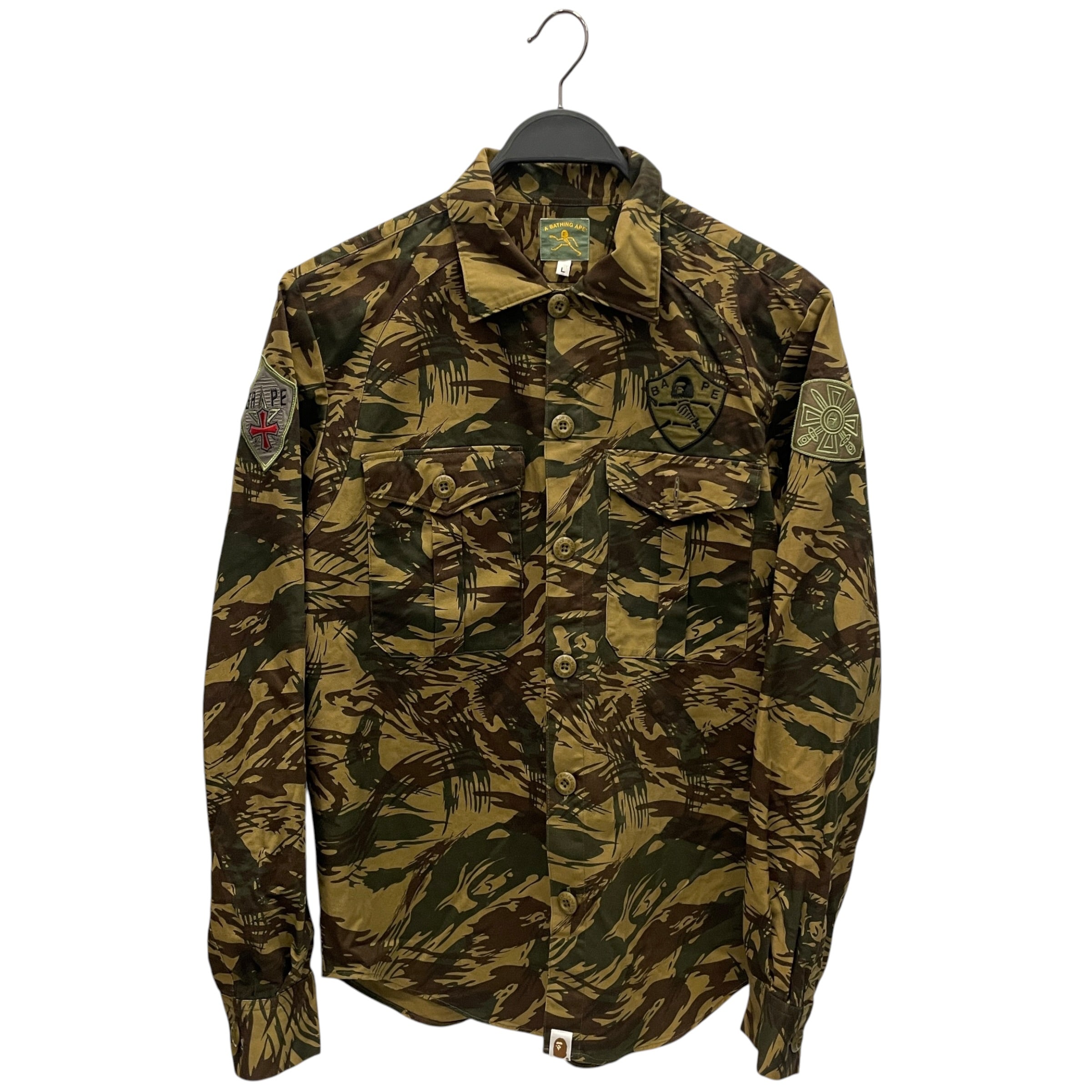 A BATHING APE/Vintage/Jacket/L/Cotton/GRN/Camouflage/ view 1