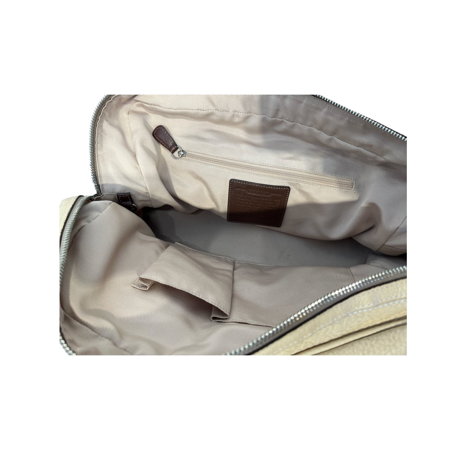 COACH/Hand Bag/Leather/CRM/ring strap bag view 2