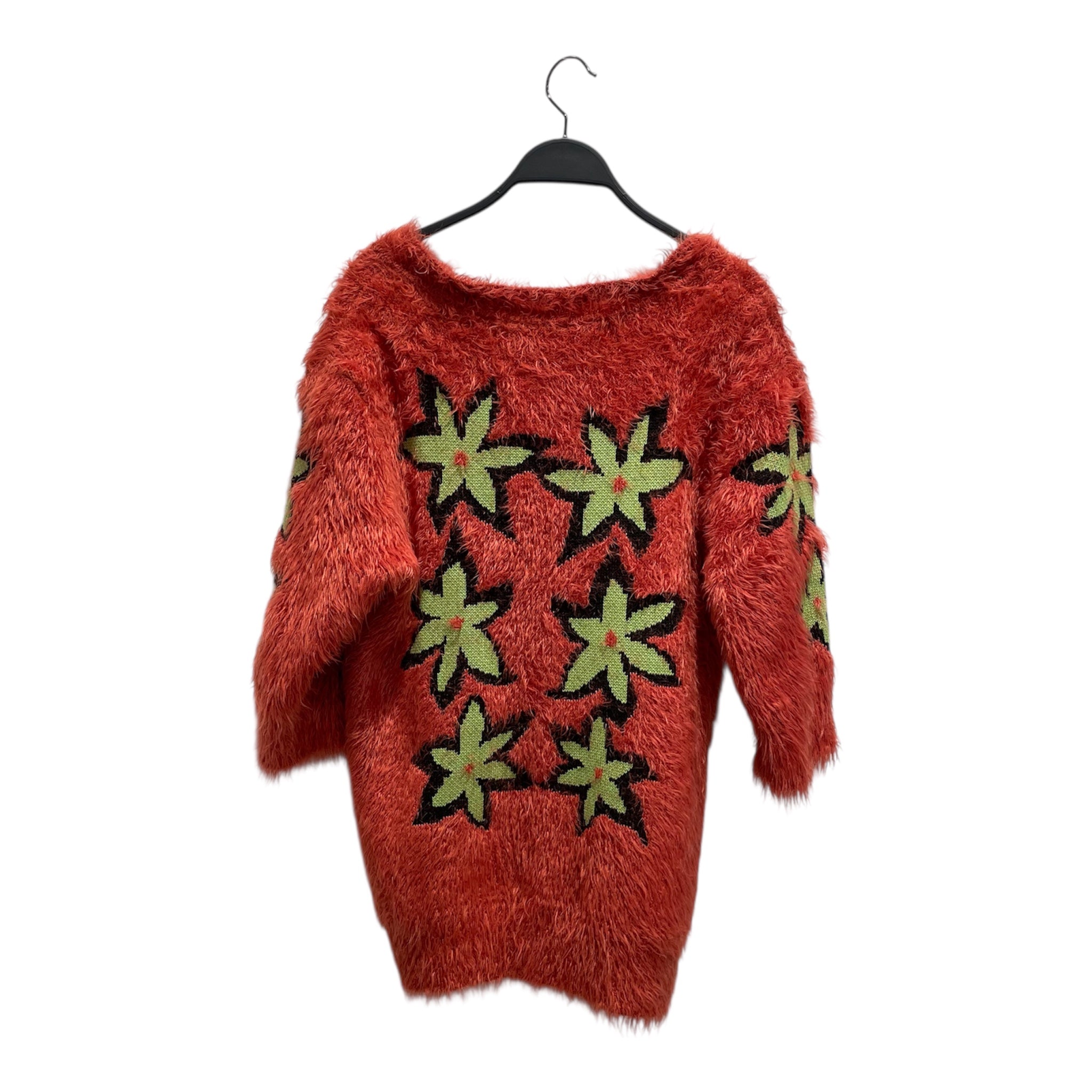 CHOPOVA LOWENA/Cardigan/L/Floral Pattern/Acrylic/ORN/Flore Floral-Intarsia Knit view 2